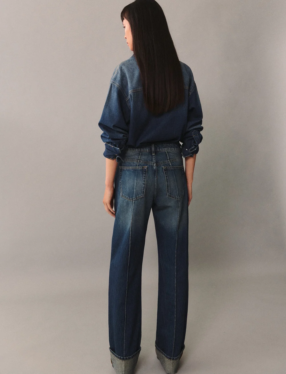 Mango - Oversize denim shirt - jeanshemden - open blue - 3