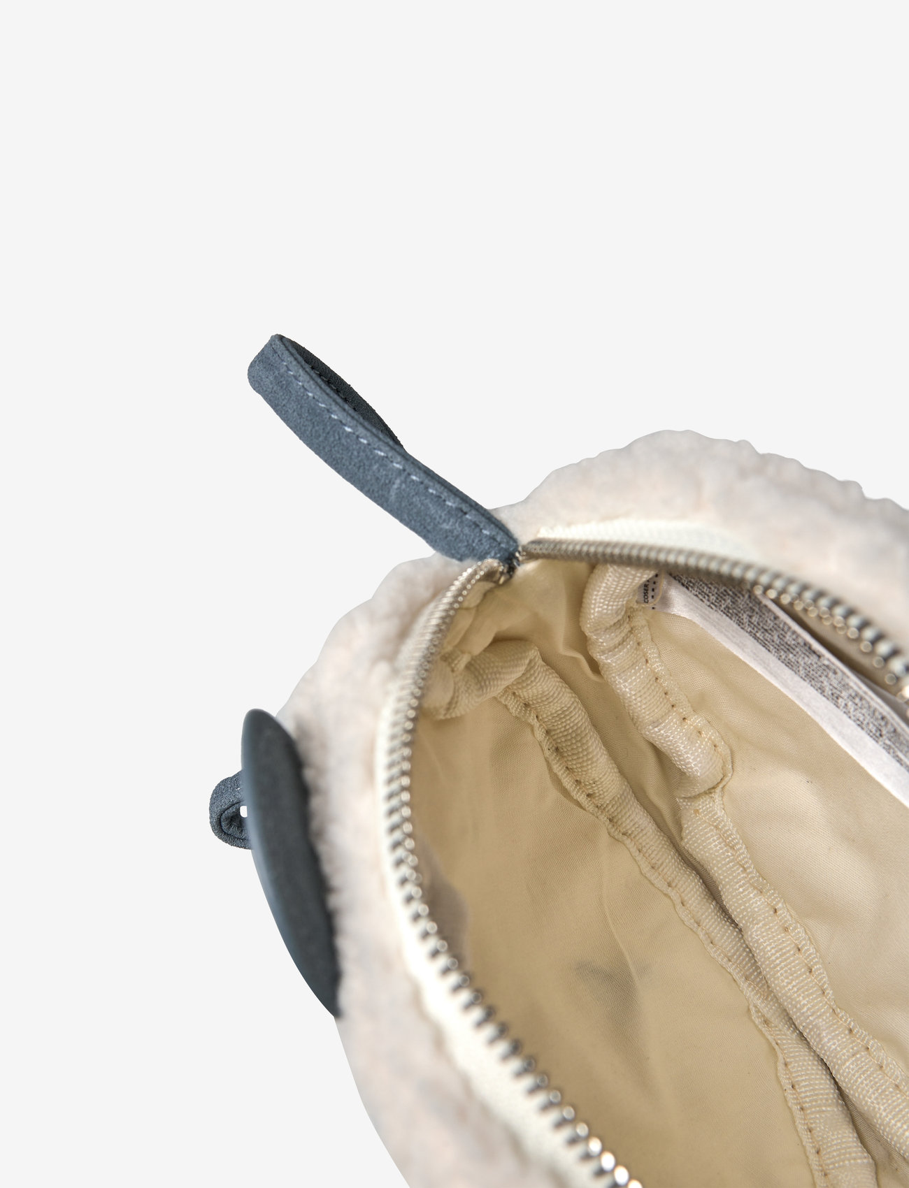 Mango - Teddy bear shearling-effect bag - light beige - 3