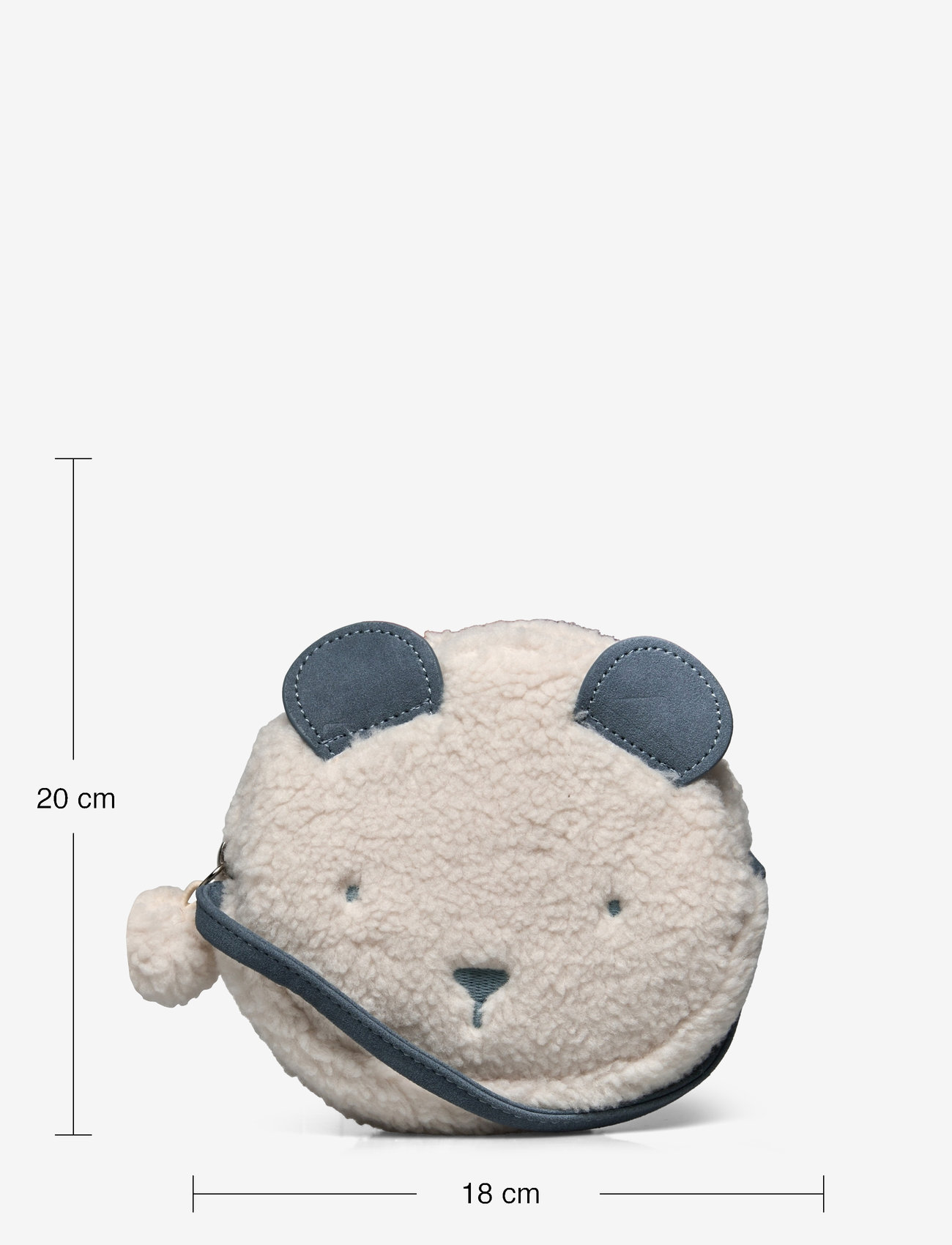 Mango - Teddy bear shearling-effect bag - light beige - 4