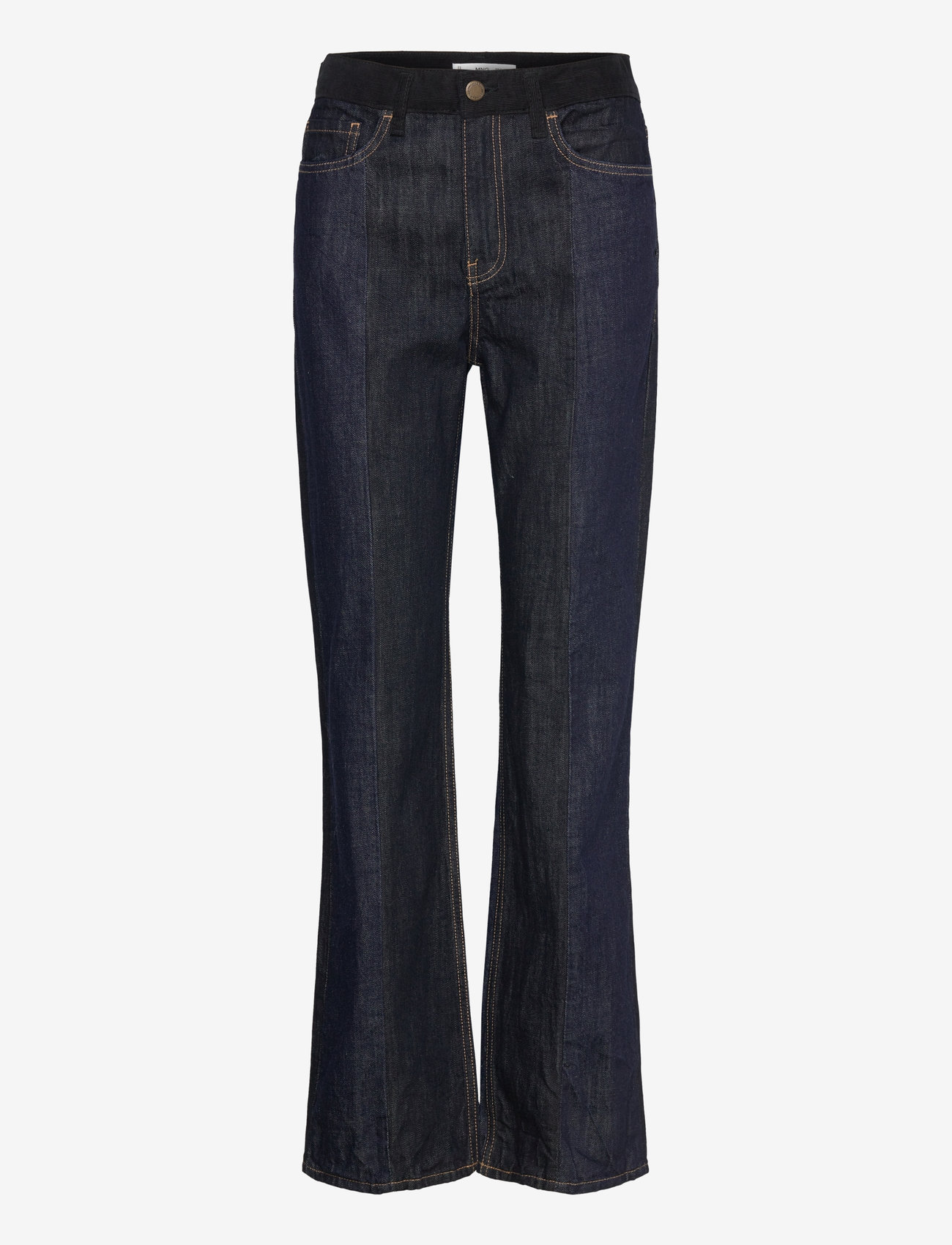 Mango - High waist straight jeans - straight jeans - open blue - 1