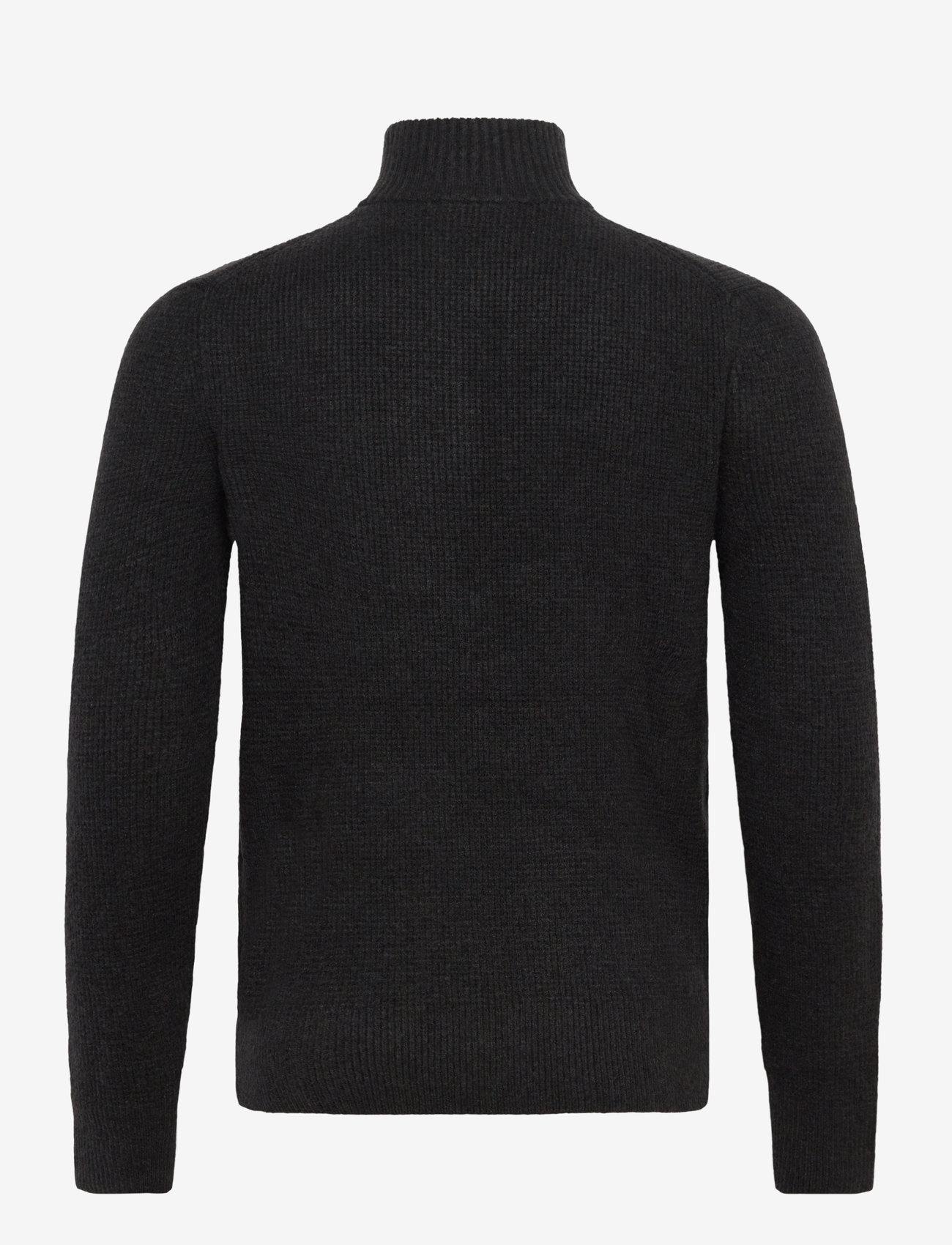 Mango - Knitted sweater with perkins neck - half zip-tröjor - charcoal - 2