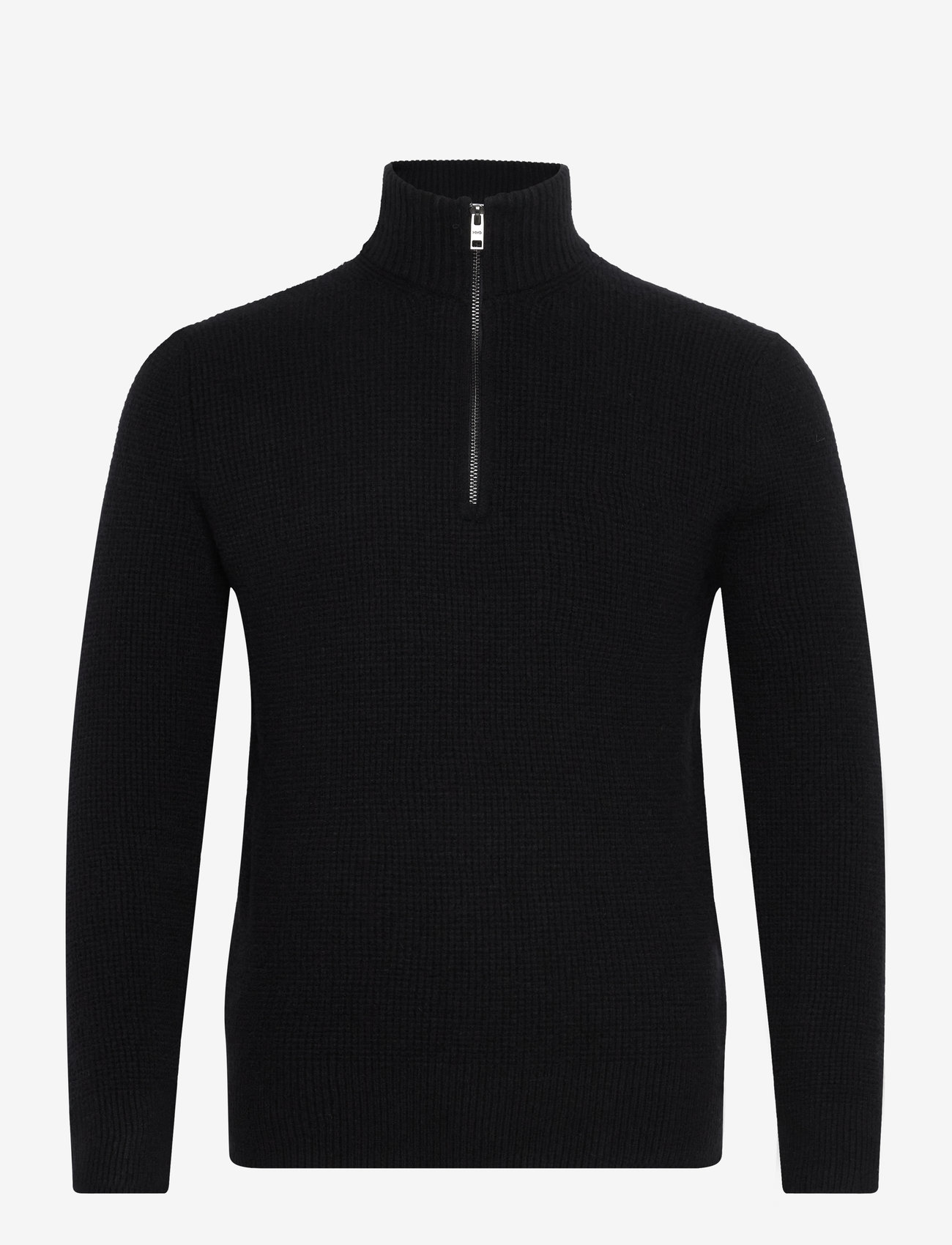 Mango - Knitted sweater with perkins neck - sügisesed riided - navy - 0