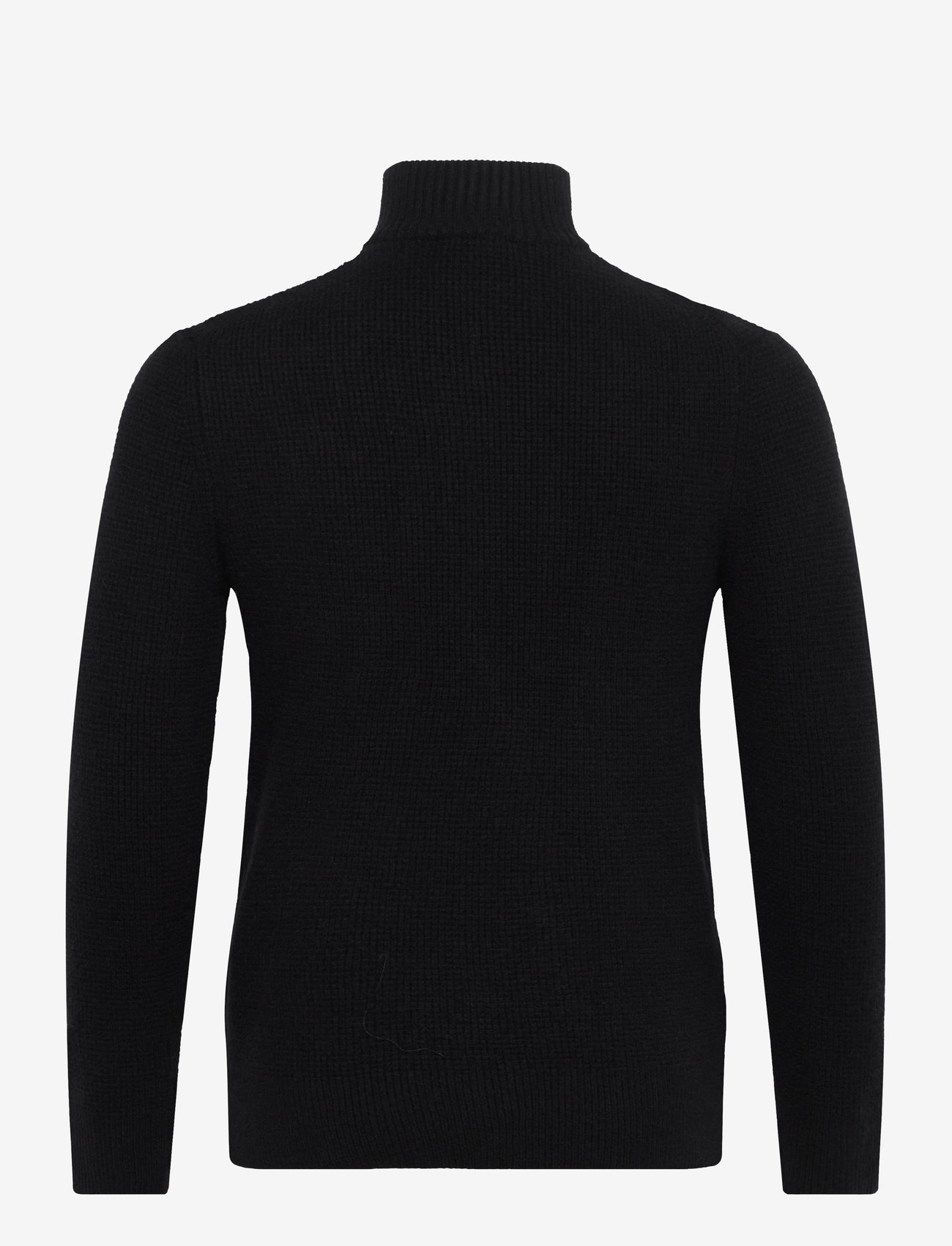 Mango - Knitted sweater with perkins neck - sügisesed riided - navy - 1