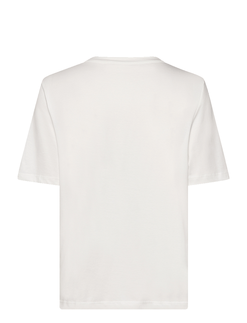 Mango - Crochet detail T-shirt - t-shirts - white - 2