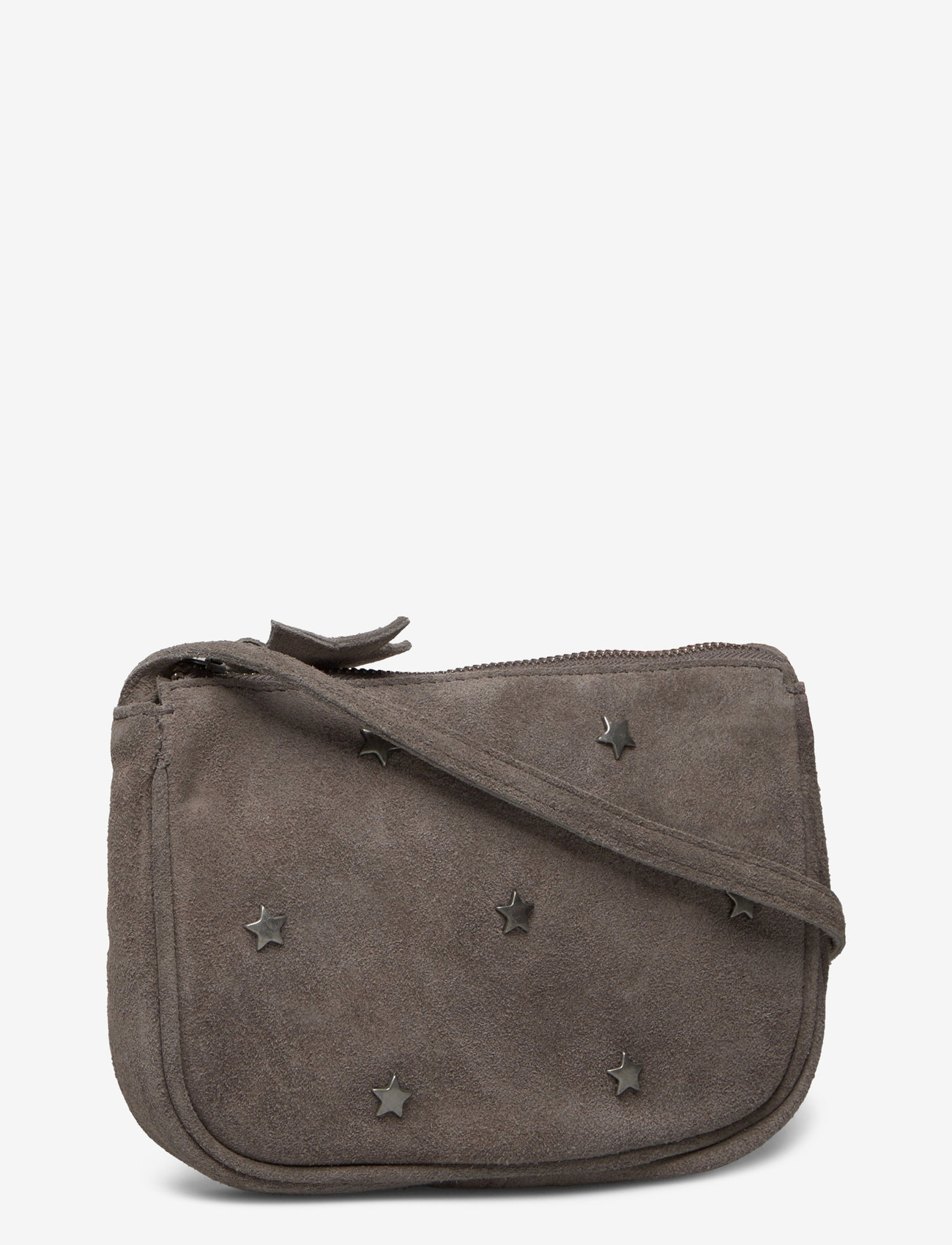 Mango - Leather bag with star studs - grey - 2