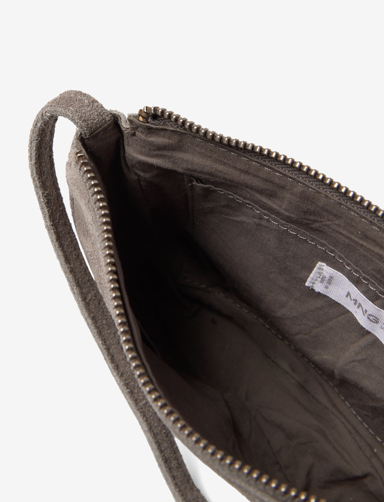 Mango - Leather bag with star studs - grey - 3