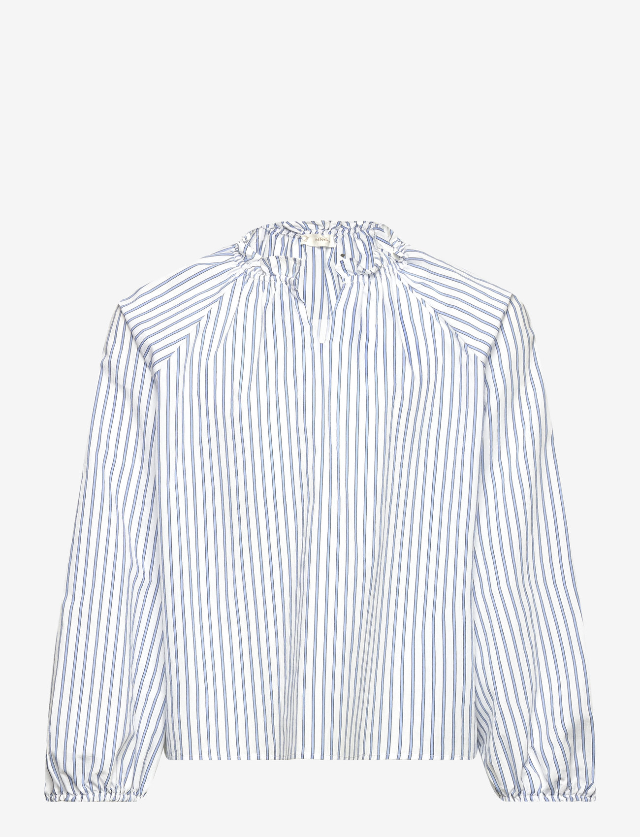 Mango - Ruched detail striped blouse - julegaver under 300kr - medium blue - 0