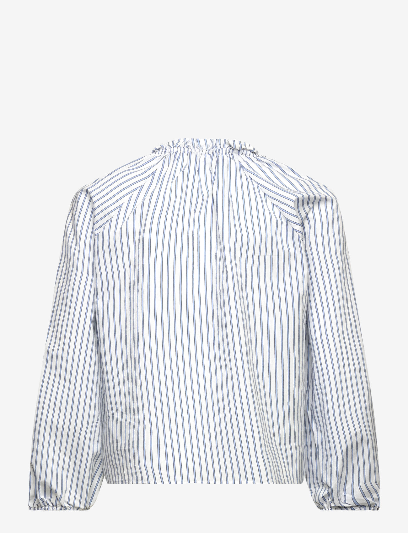 Mango - Ruched detail striped blouse - julegaver under 300kr - medium blue - 1