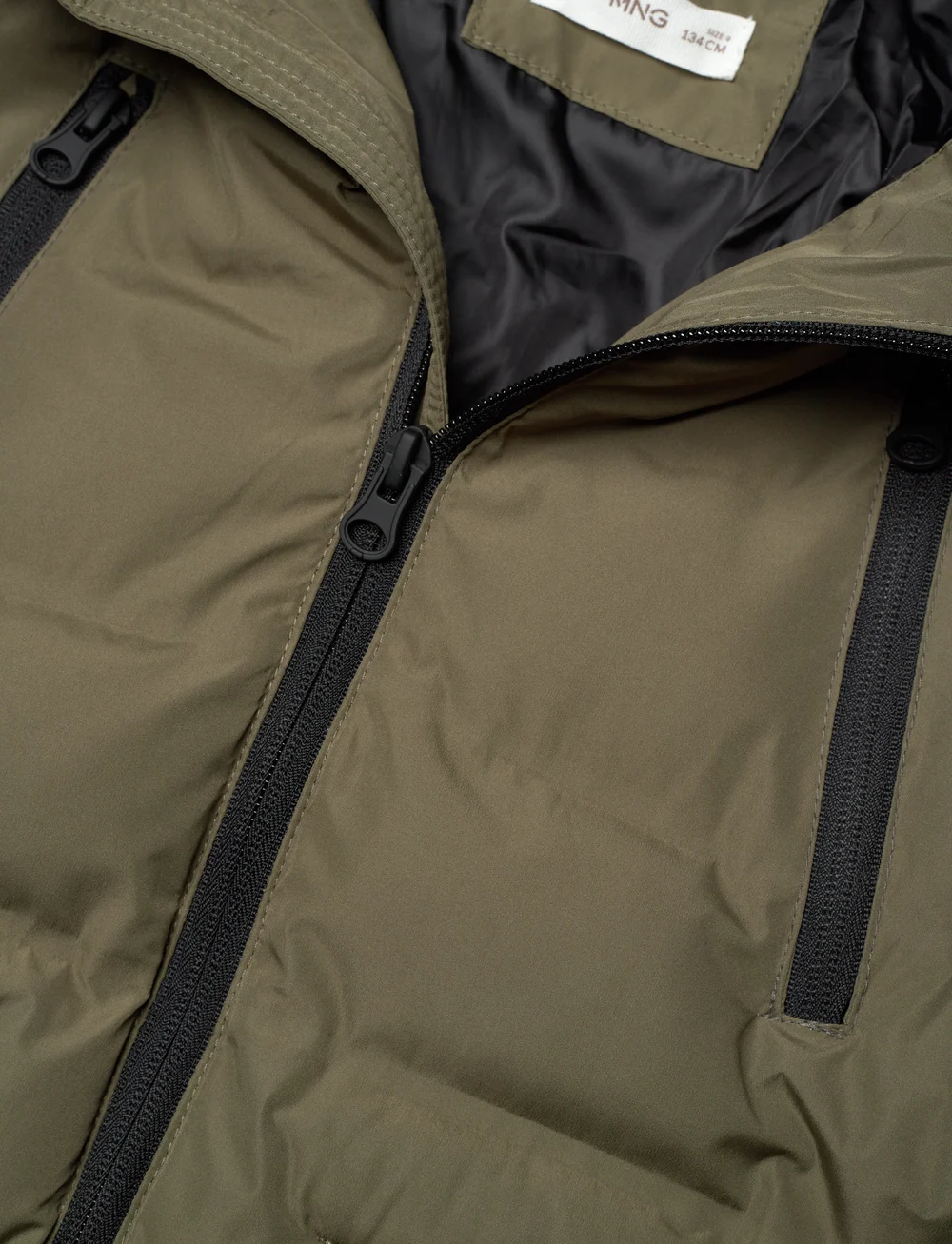 Mango - Pocket quilted jacket - vinterjackor - beige - khaki - 2