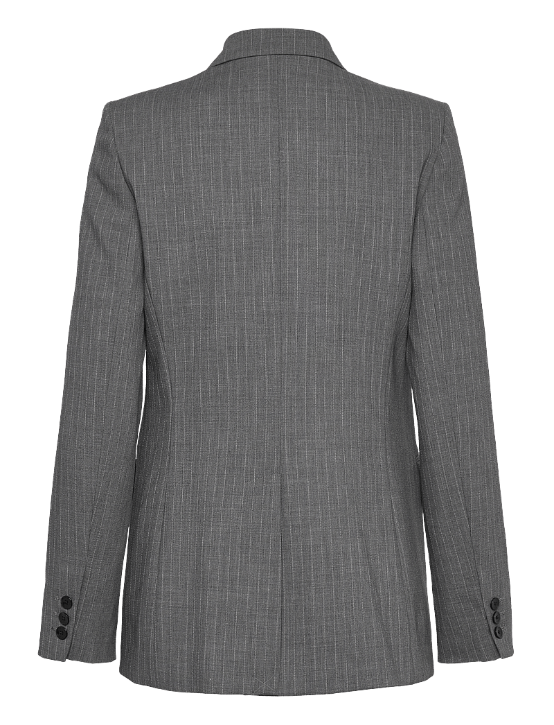 Mango - Pinstripe suit jacket - enkeltradede blazere - grey - 2