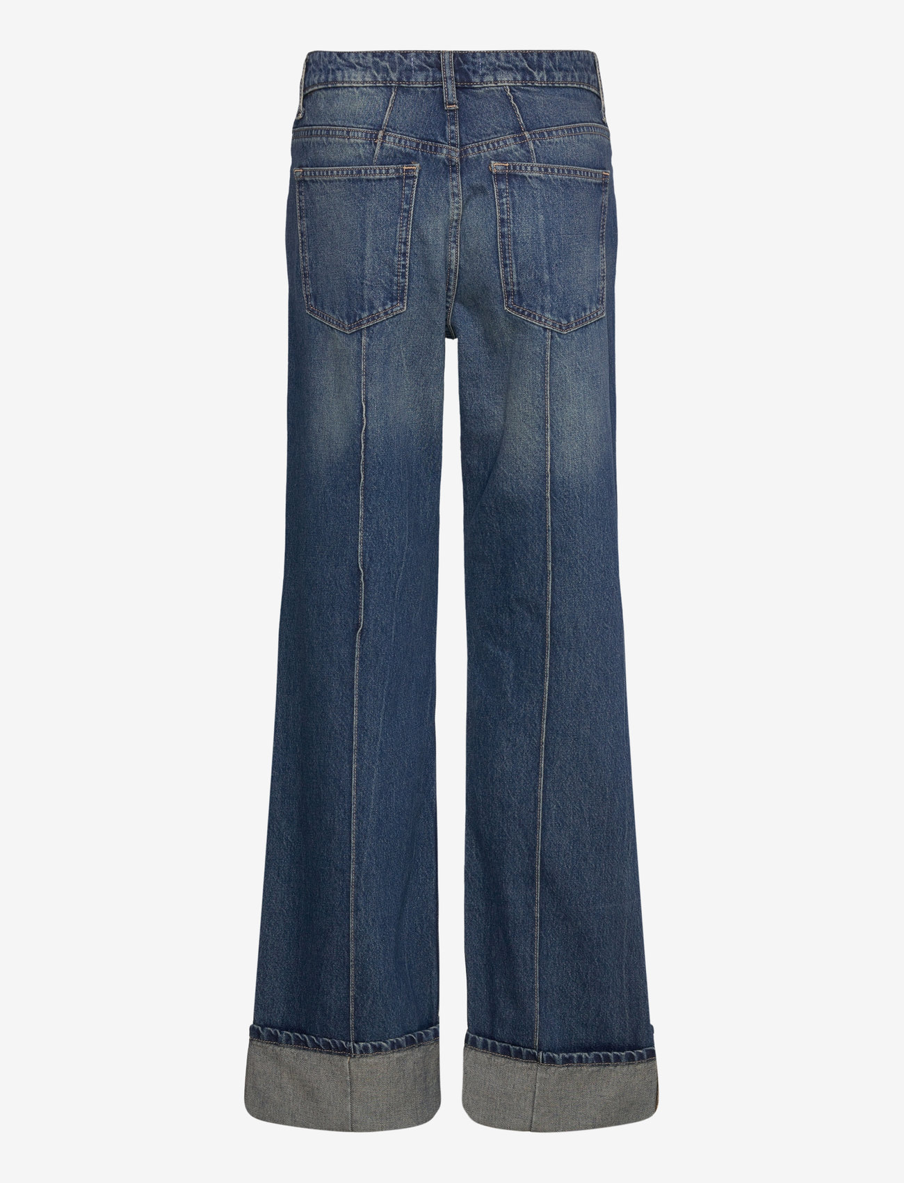 Mango - High waist straight jeans - straight jeans - open blue - 1