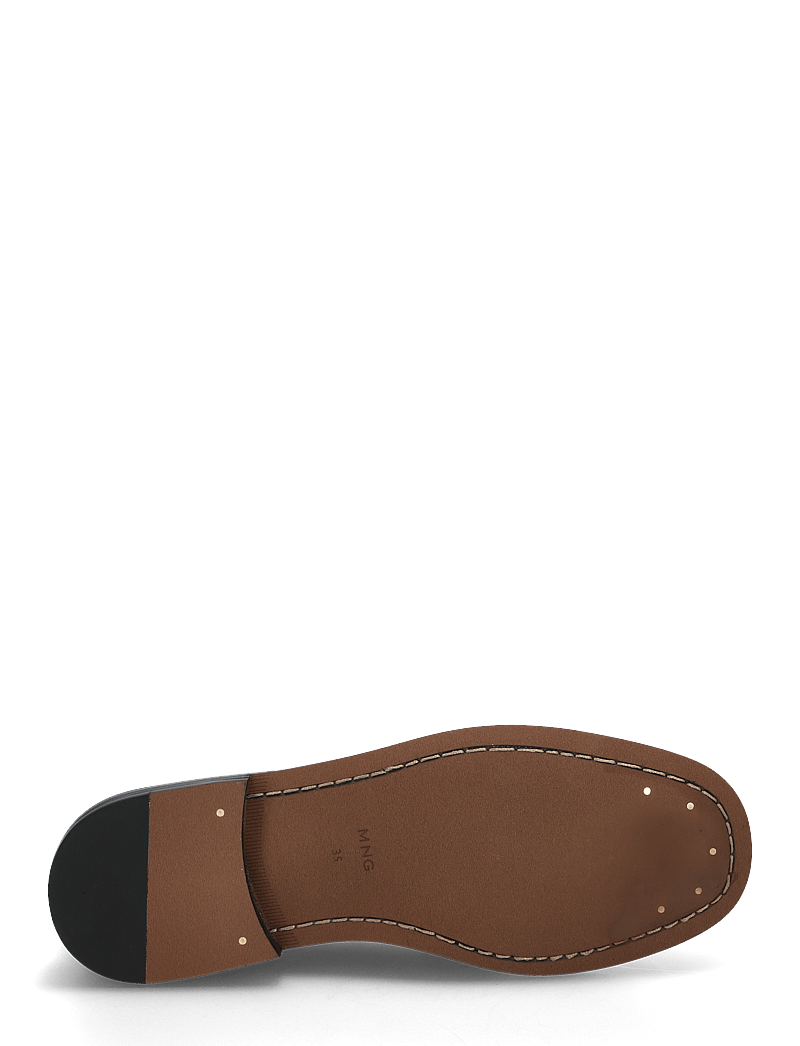 Mango - Two-tone leather loafers - speciella tillfällen - black - 4