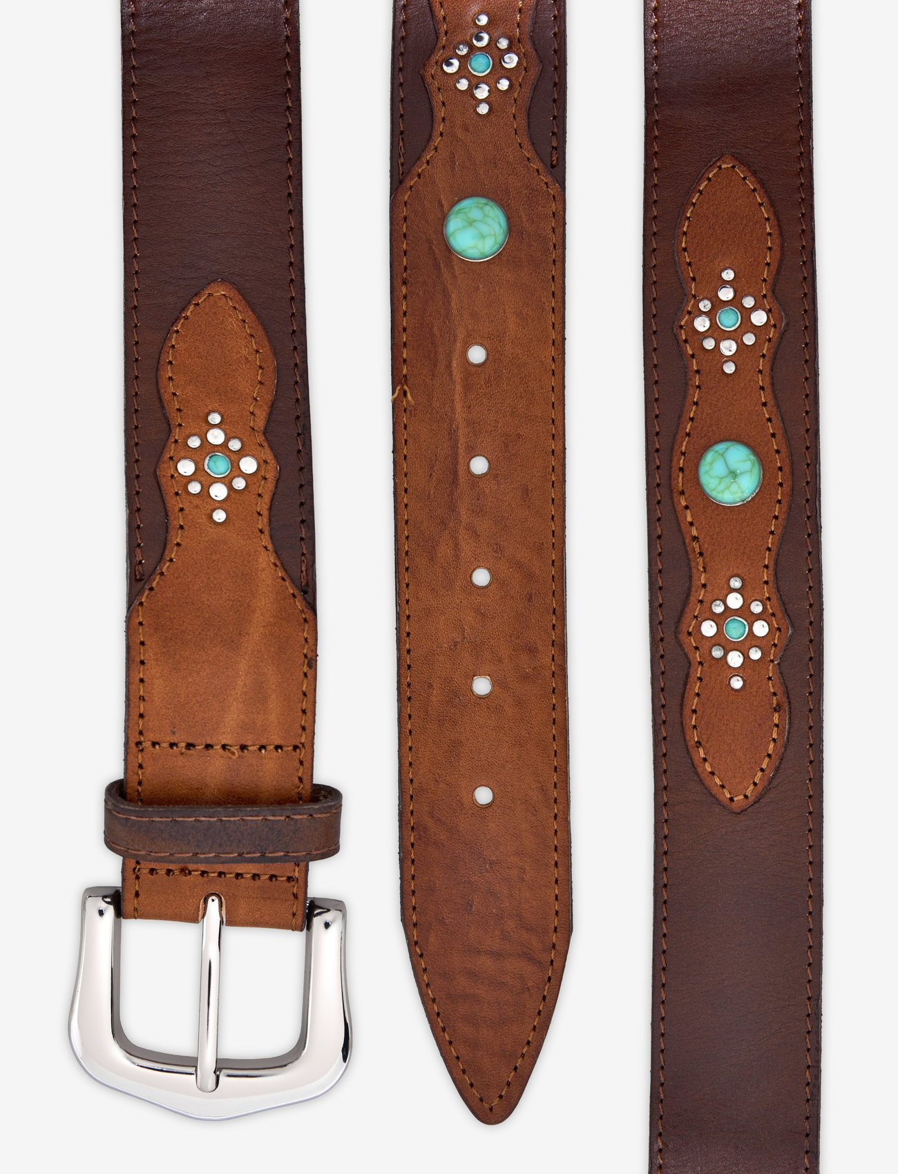 Mango - Leather belt - brown - 1