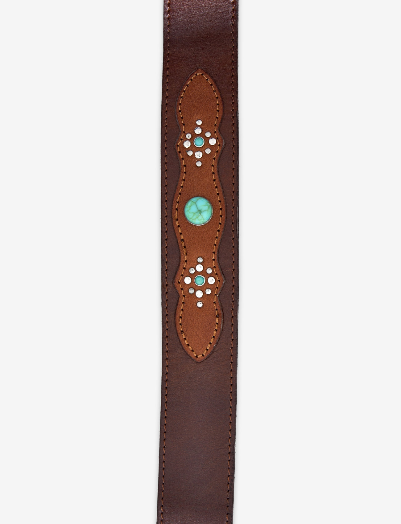 Mango - Leather belt - brown - 3