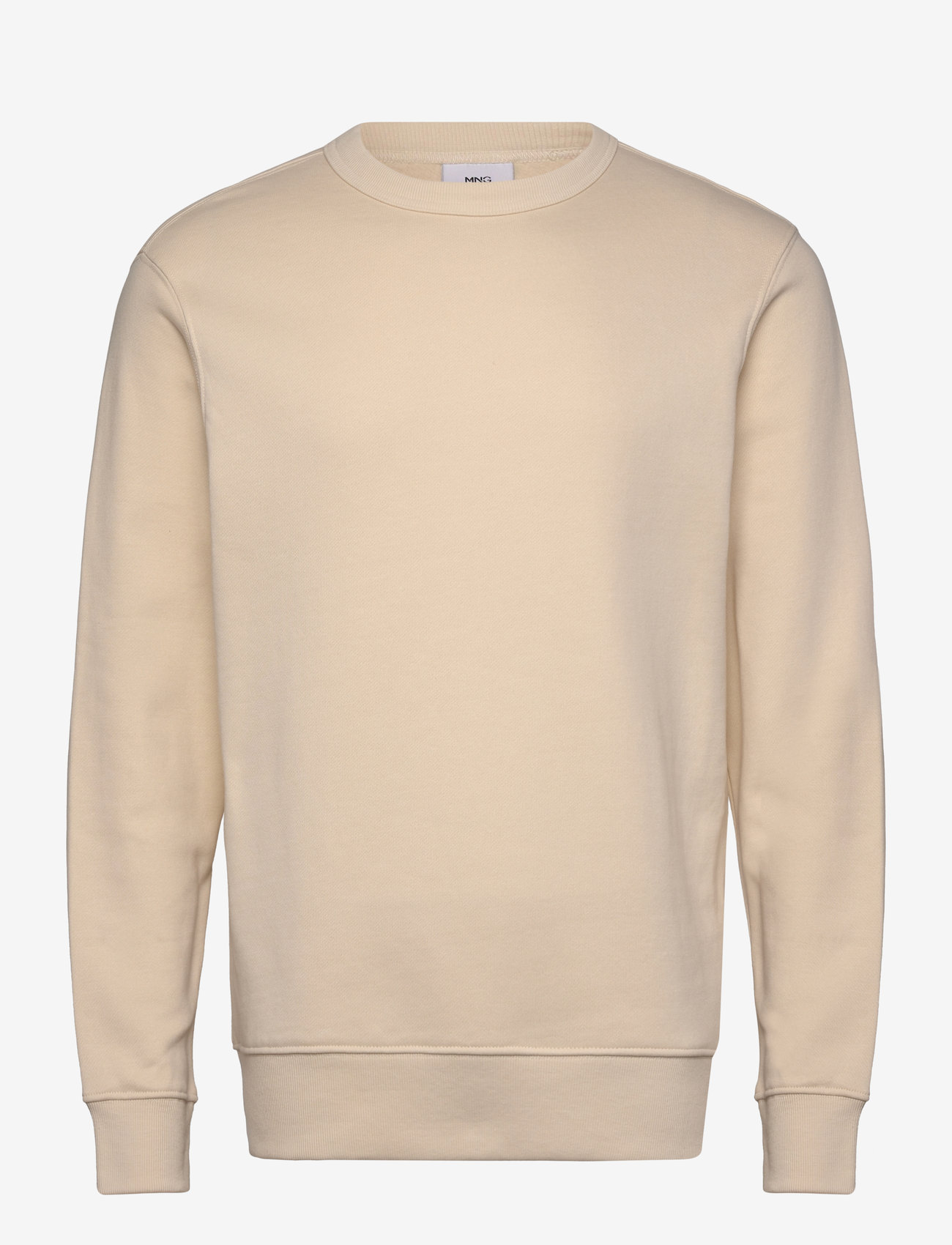 Mango - Plush cotton sweatshirt - light beige - 0