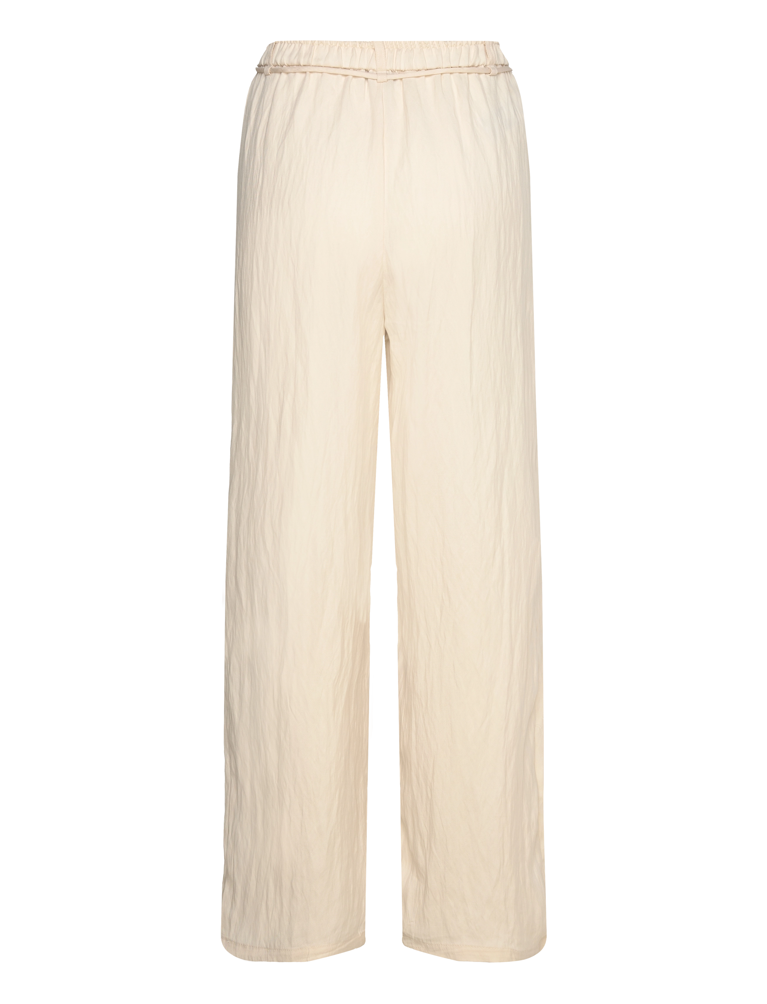 Mango - Straight lyocell trousers - suorat housut - light beige - 2