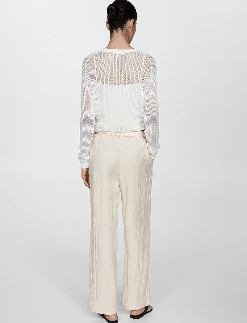 Mango - Straight lyocell trousers - straight leg hosen - light beige - 3