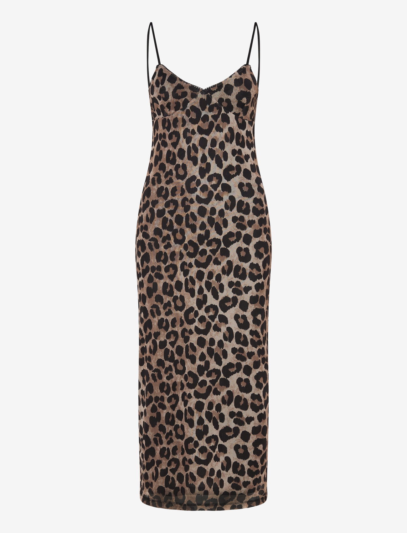 Mango - Leopard midi dress - medium brown - 0