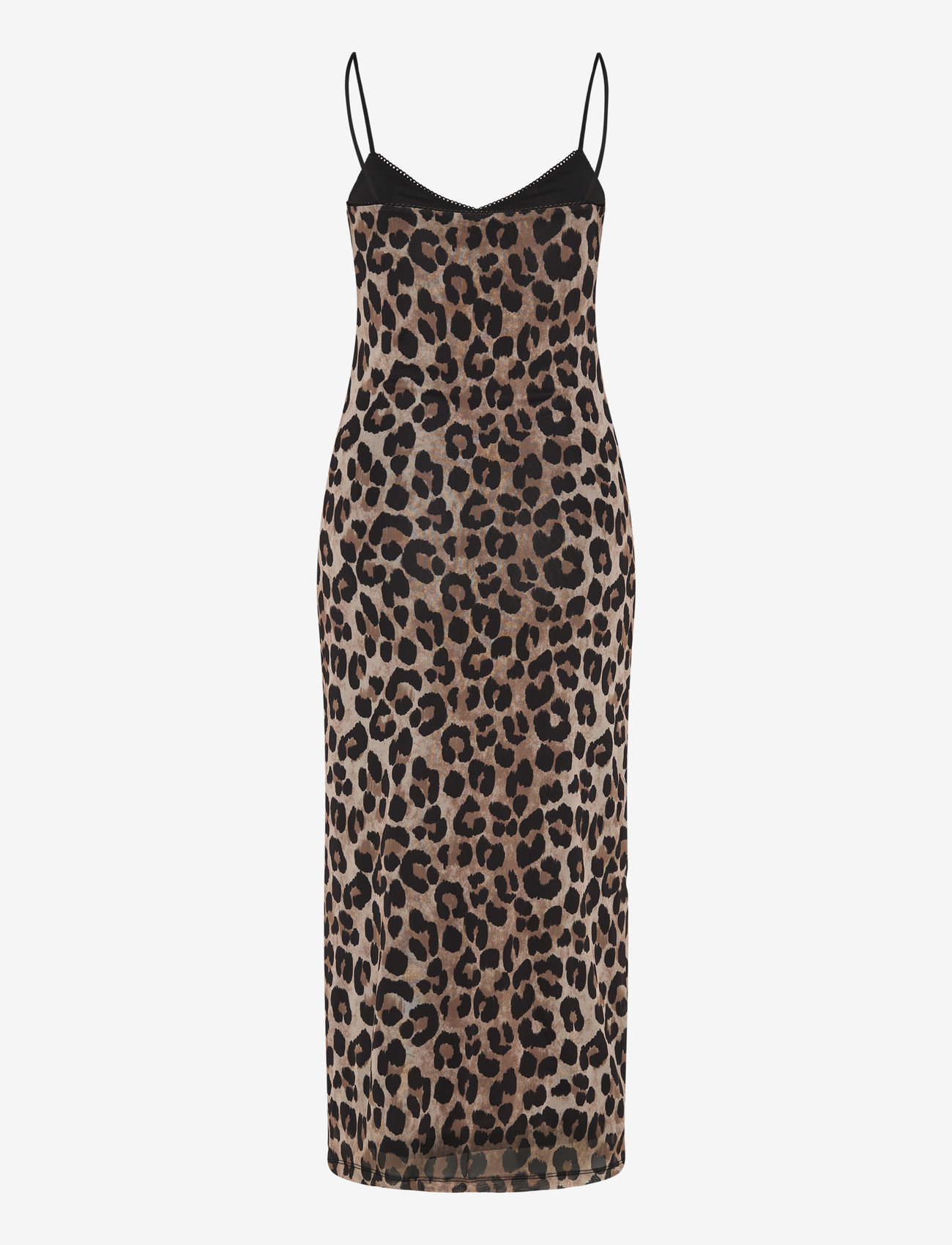 Mango - Leopard midi dress - medium brown - 1