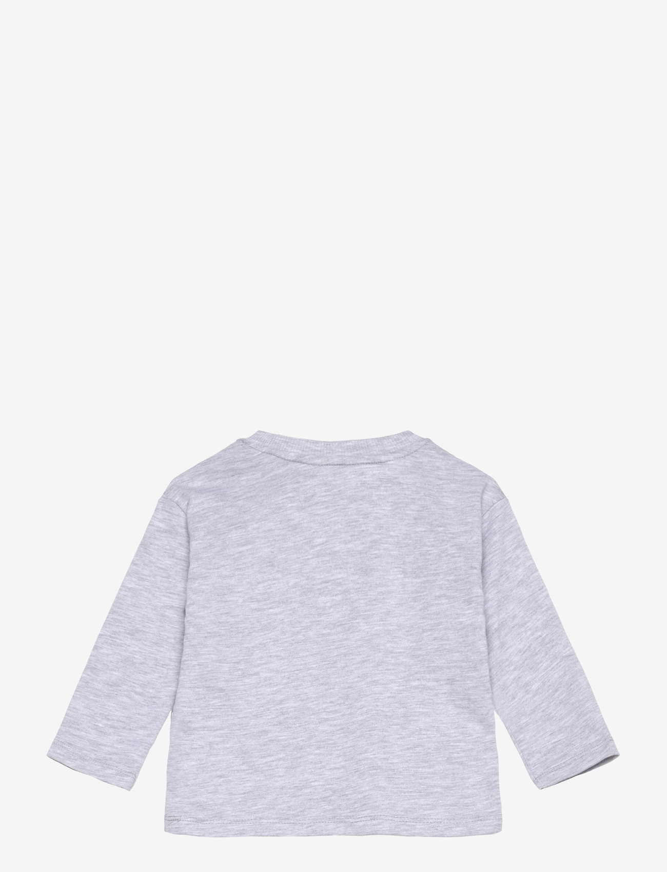 Mango - Long-sleeved t-shirt with embossed print - långärmade t-shirts - medium grey - 2