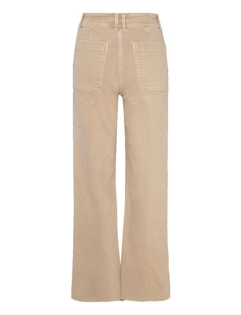 Mango - Catherin culotte high-rise jeans - culottes - lt pastel brown - 1