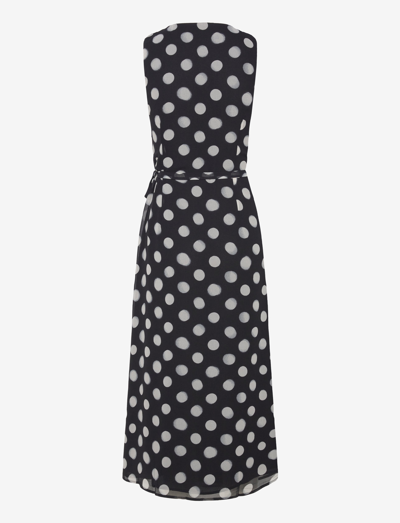 Mango - Cross dress with polka-dots - sommarklänningar - black - 2
