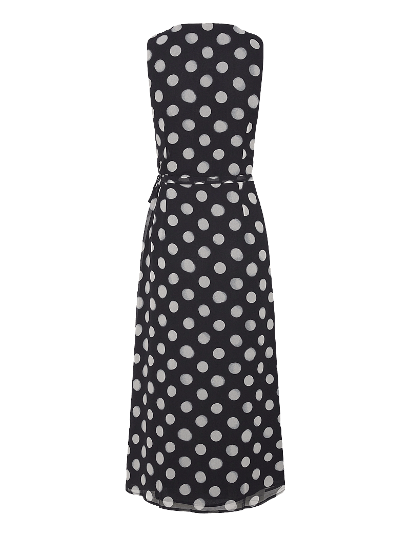 Mango - Cross dress with polka-dots - sommarklänningar - black - 2