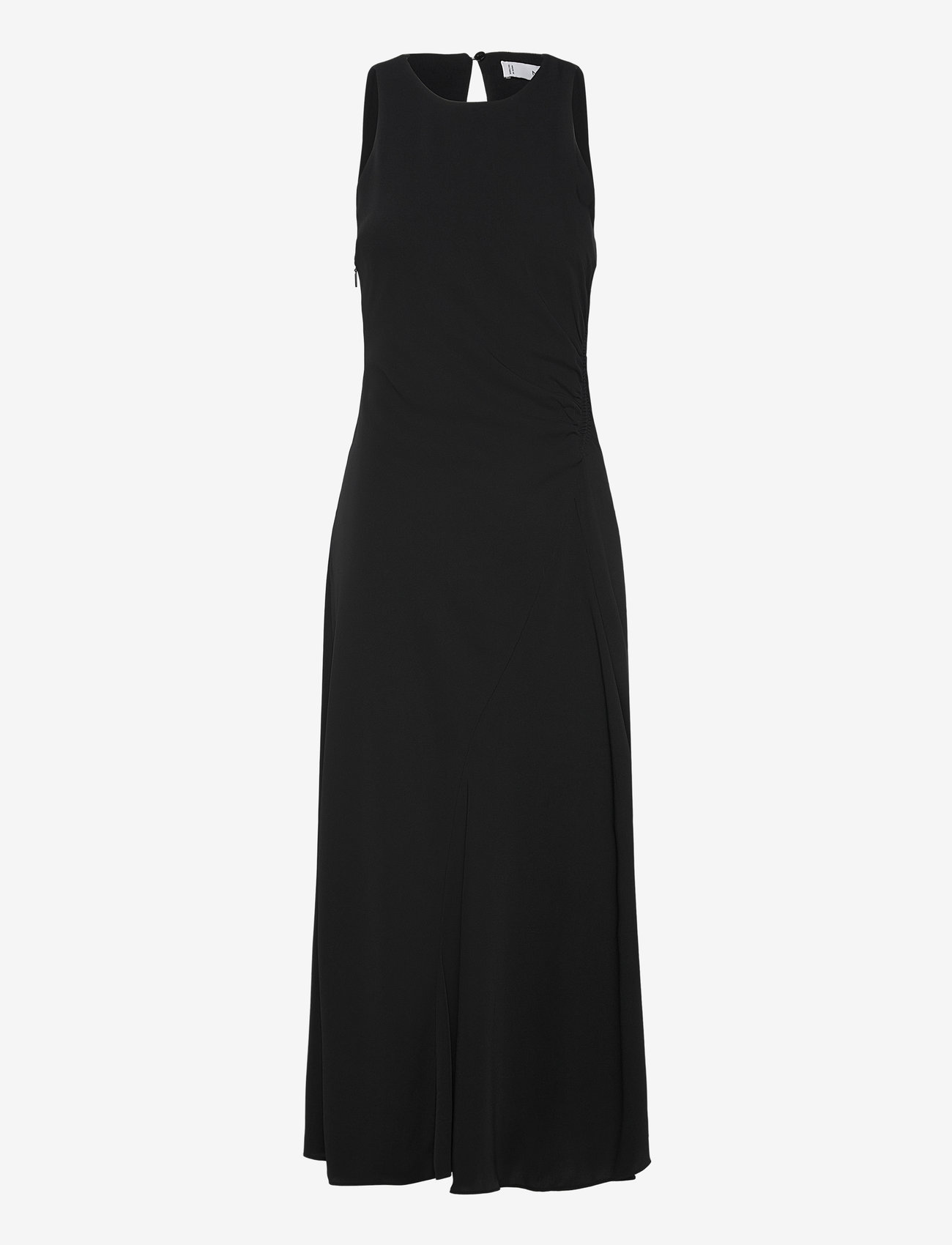 Mango - Midi-dress with draped detail - cocktailjurken - black - 1