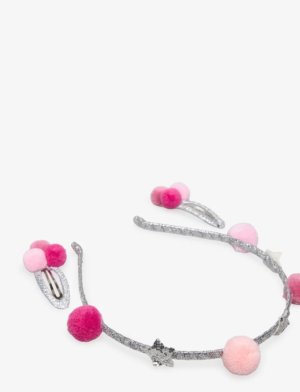 Mango - Hheadband and clips pack - pannband - silver - 0