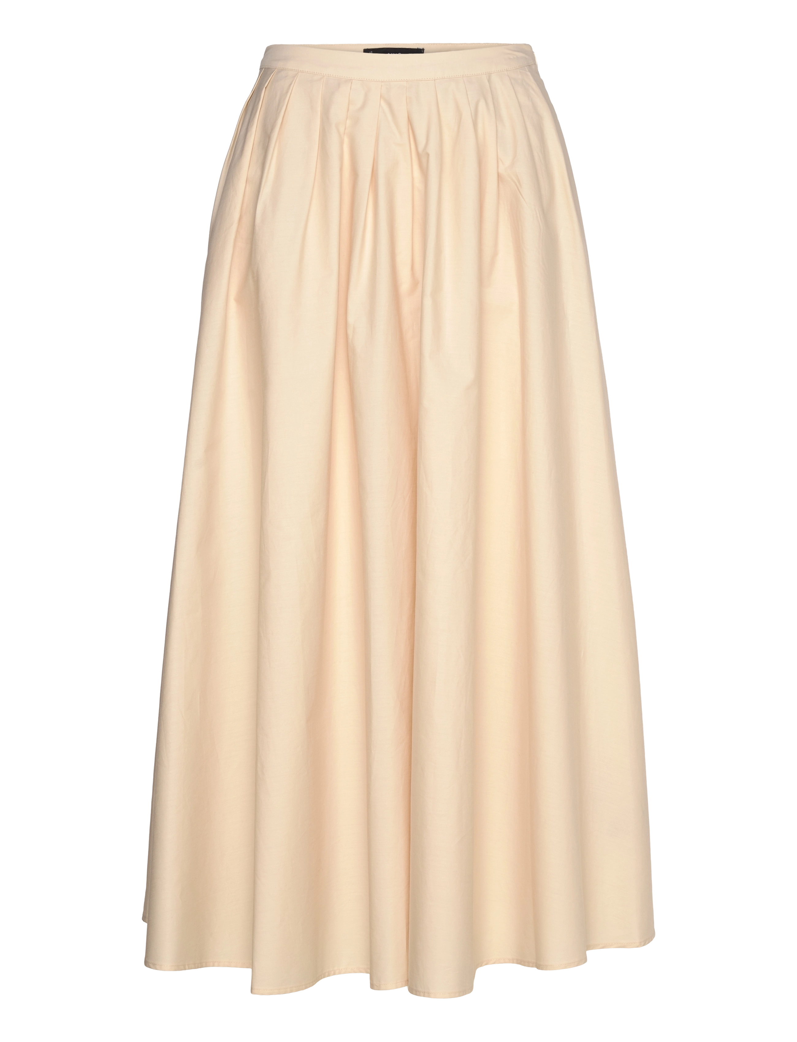 Mango - Pleated midi-skirt - light beige - 1