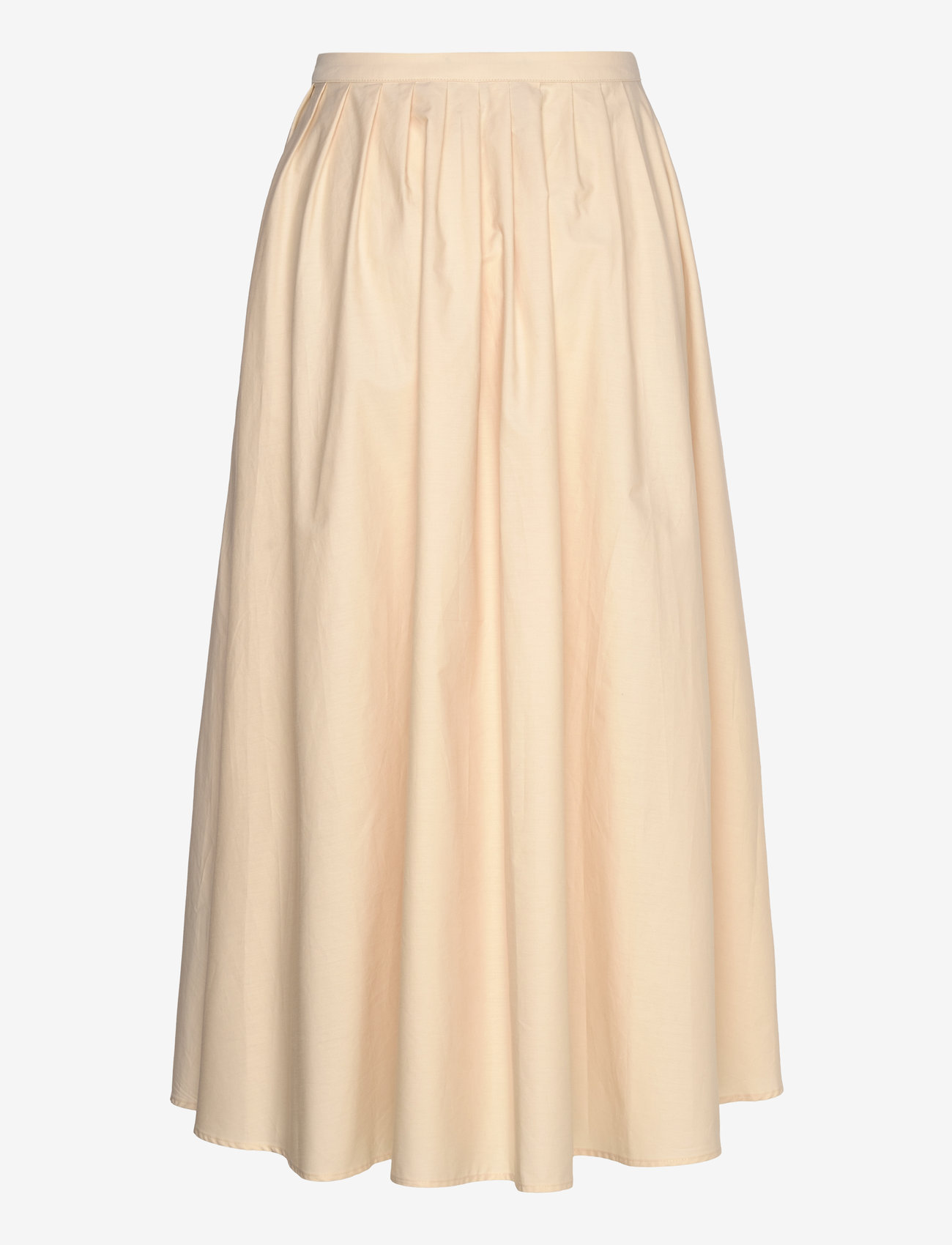 Mango - Pleated midi-skirt - midi nederdele - light beige - 1