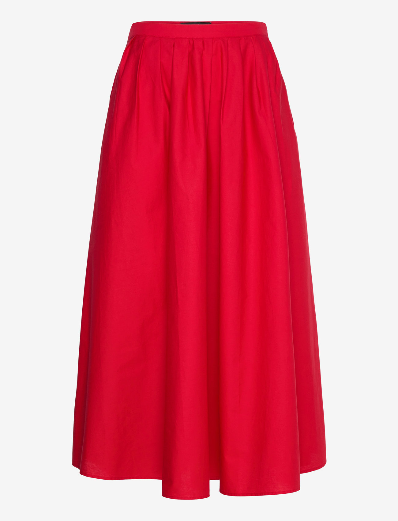 Mango - Pleated midi-skirt - midi nederdele - red - 1