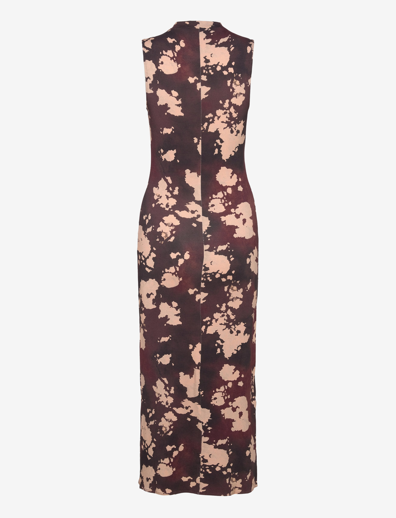 Mango - Midi printed dress - dark red - 2
