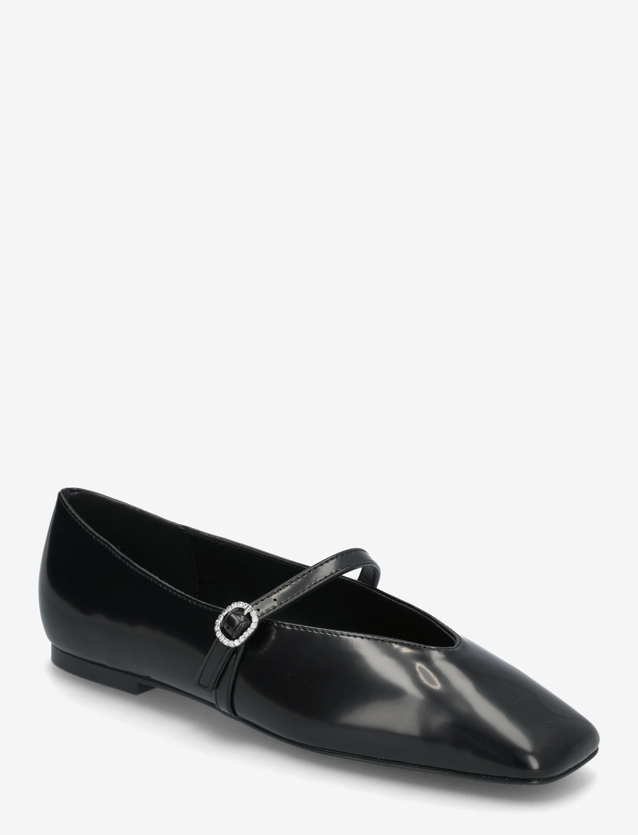 Mango - Ballerinas with strap jewel detail - laveste priser - black - 0