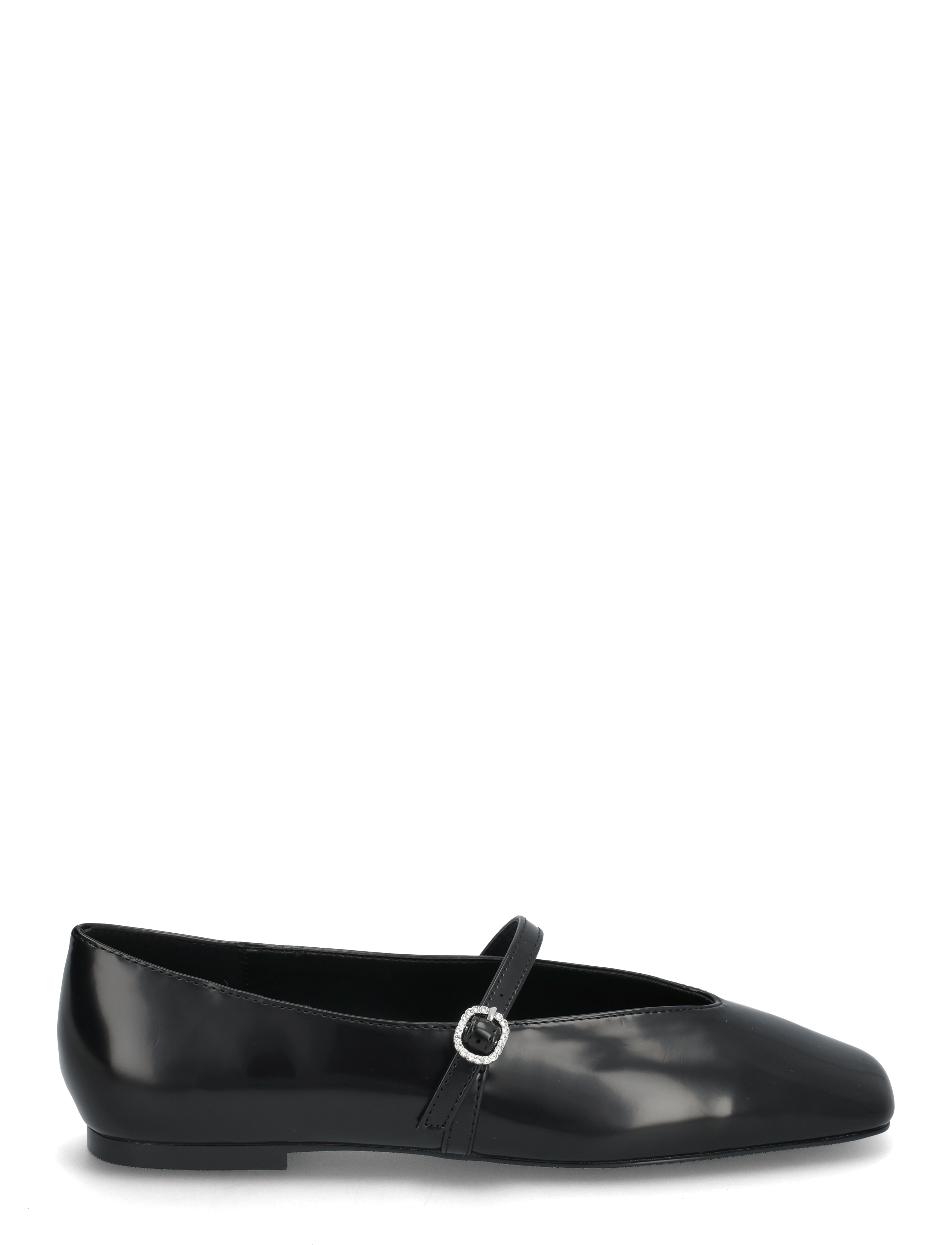 Mango - Ballerinas with strap jewel detail - black - 1