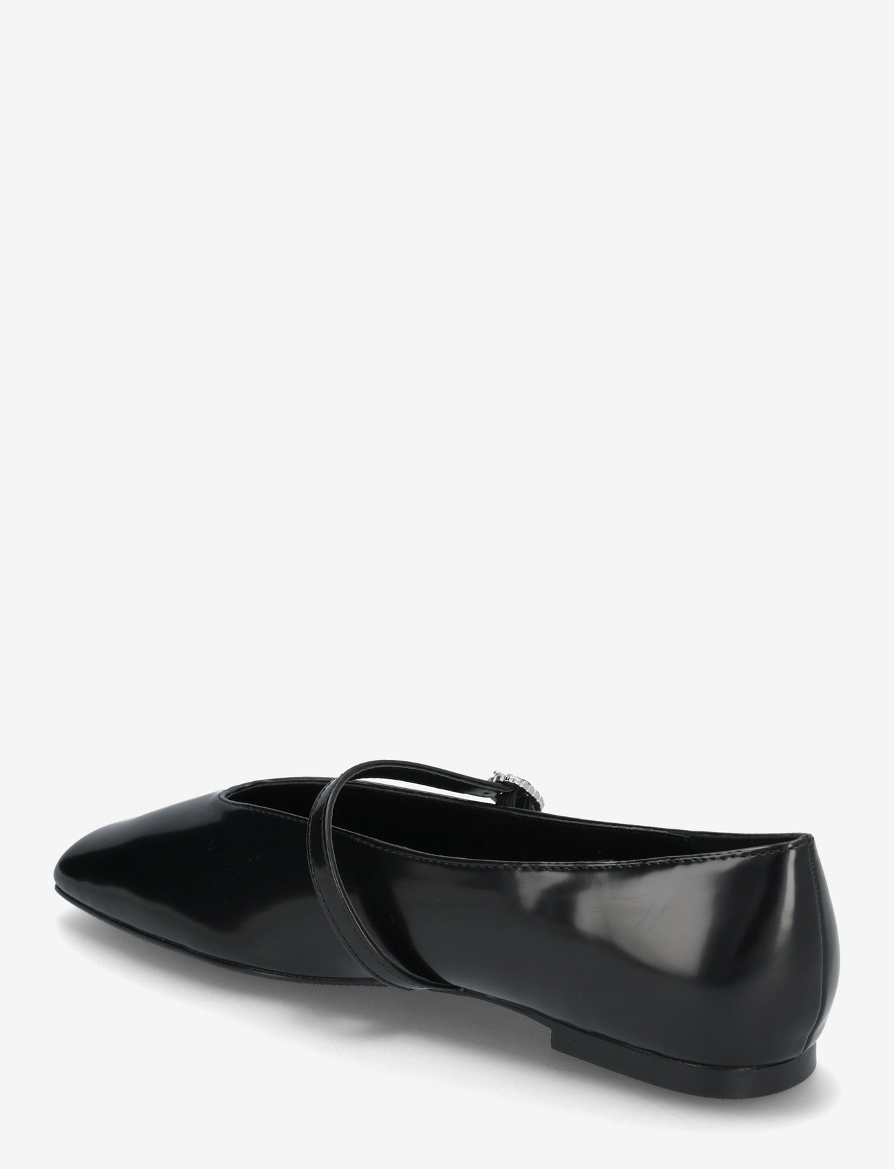 Mango - Ballerinas with strap jewel detail - laveste priser - black - 2