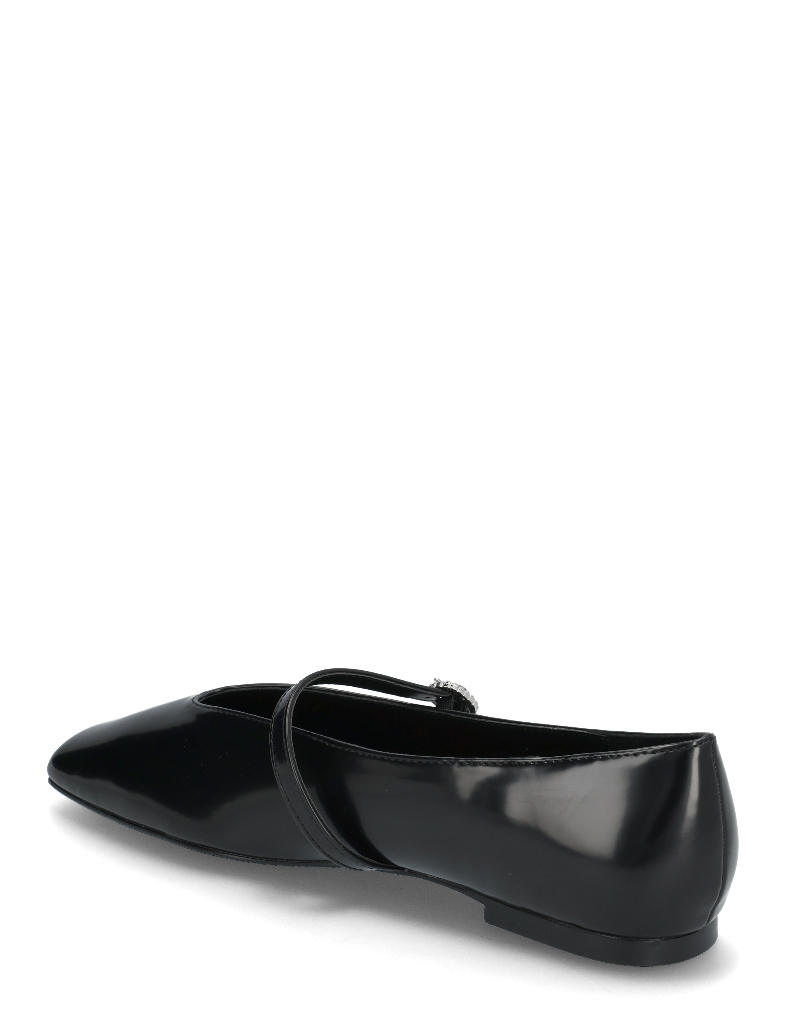 Mango - Ballerinas with strap jewel detail - black - 2