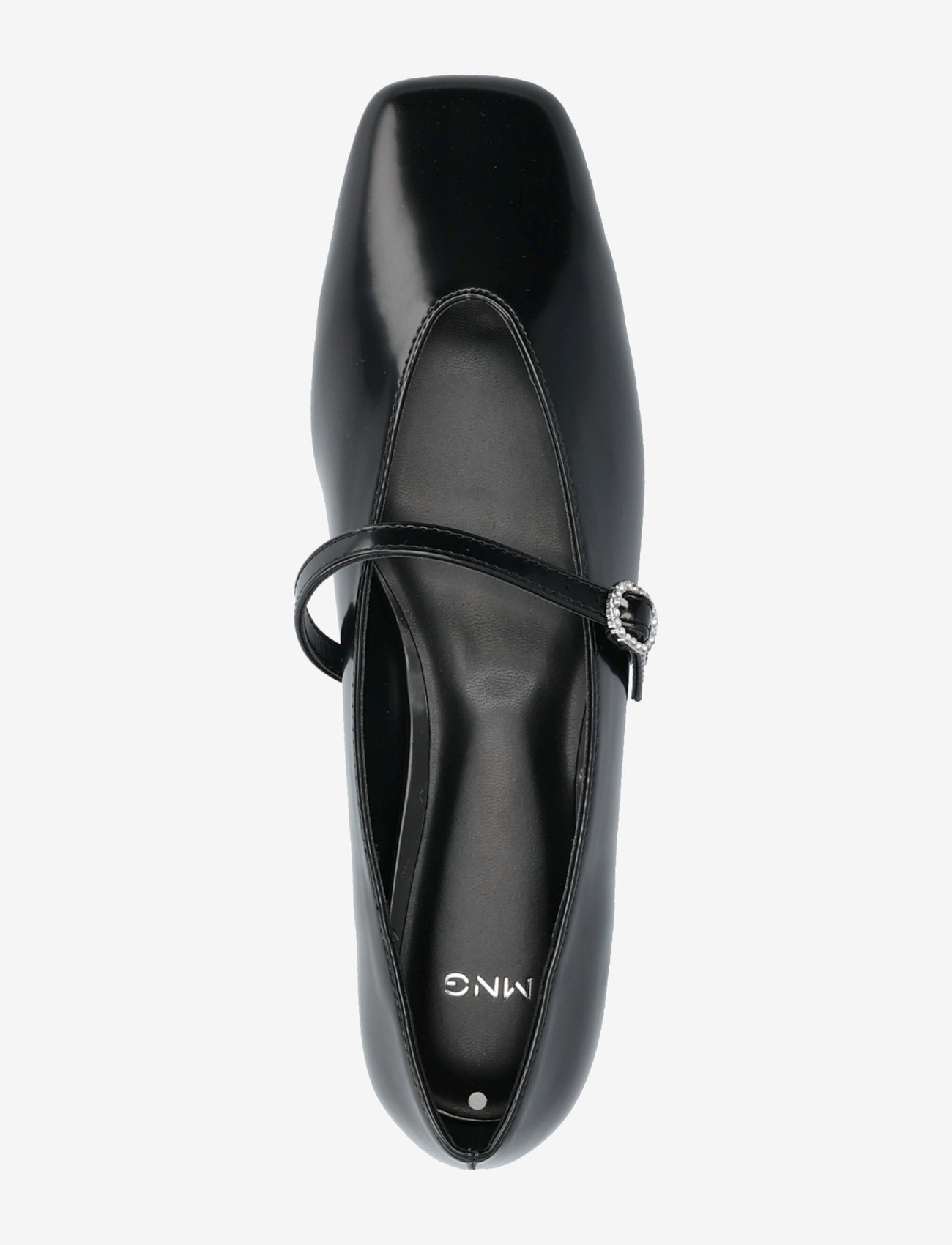Mango - Ballerinas with strap jewel detail - laveste priser - black - 3