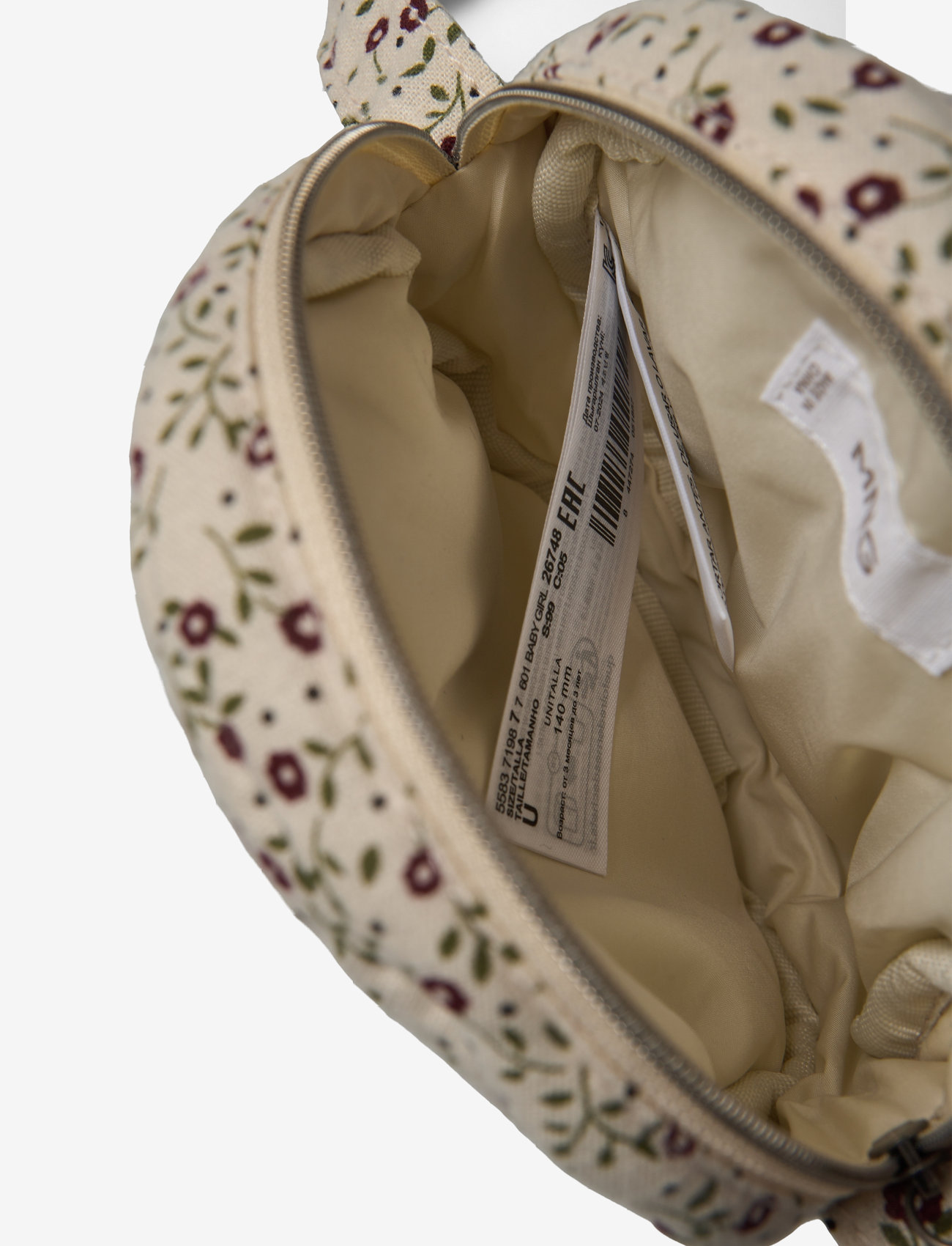 Mango - Floral print bag - light beige - 4