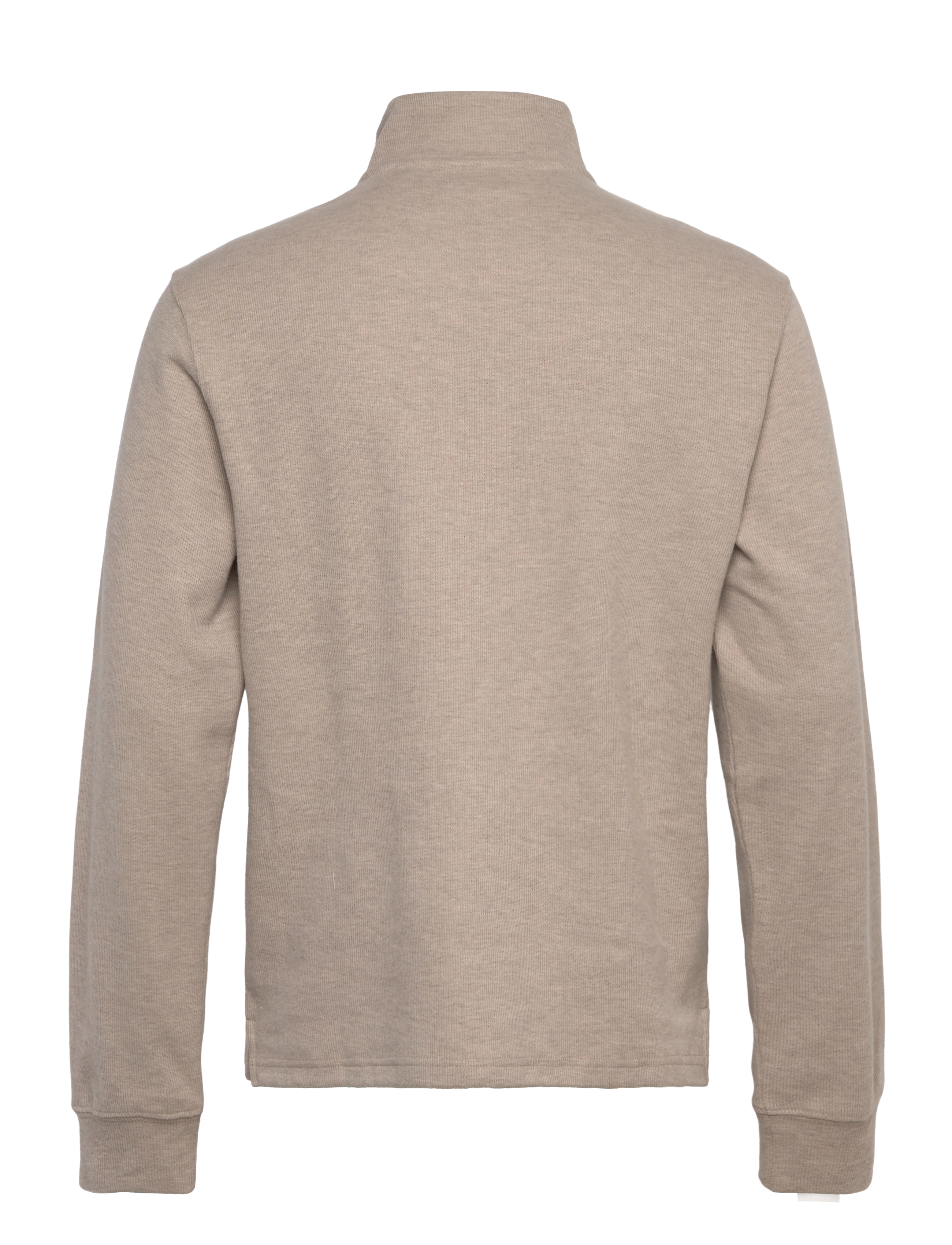 Mango - Ribbed sweatshirt collar - mehed - lt pastel brown - 2