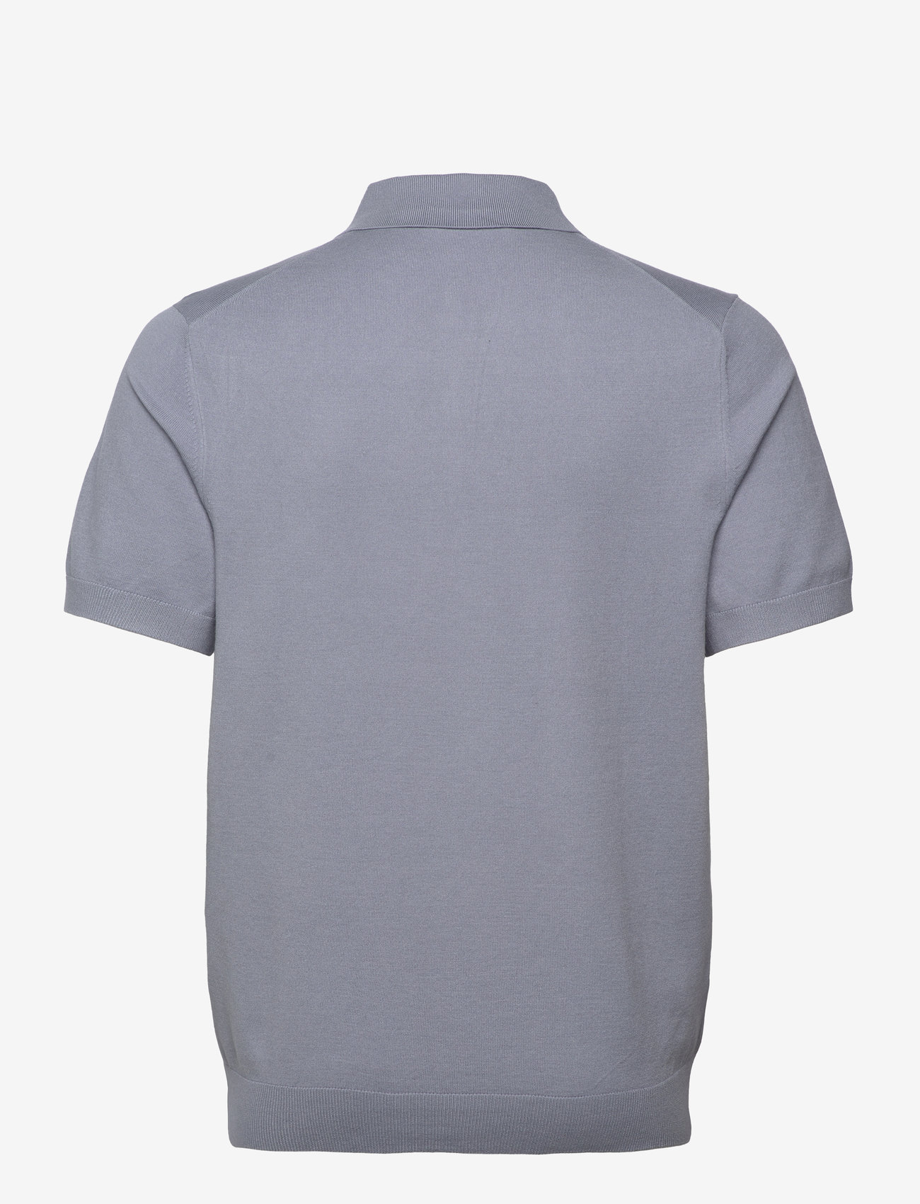 Mango - Fine-knit polo shirt - kortærmede poloer - lt-pastel blue - 2
