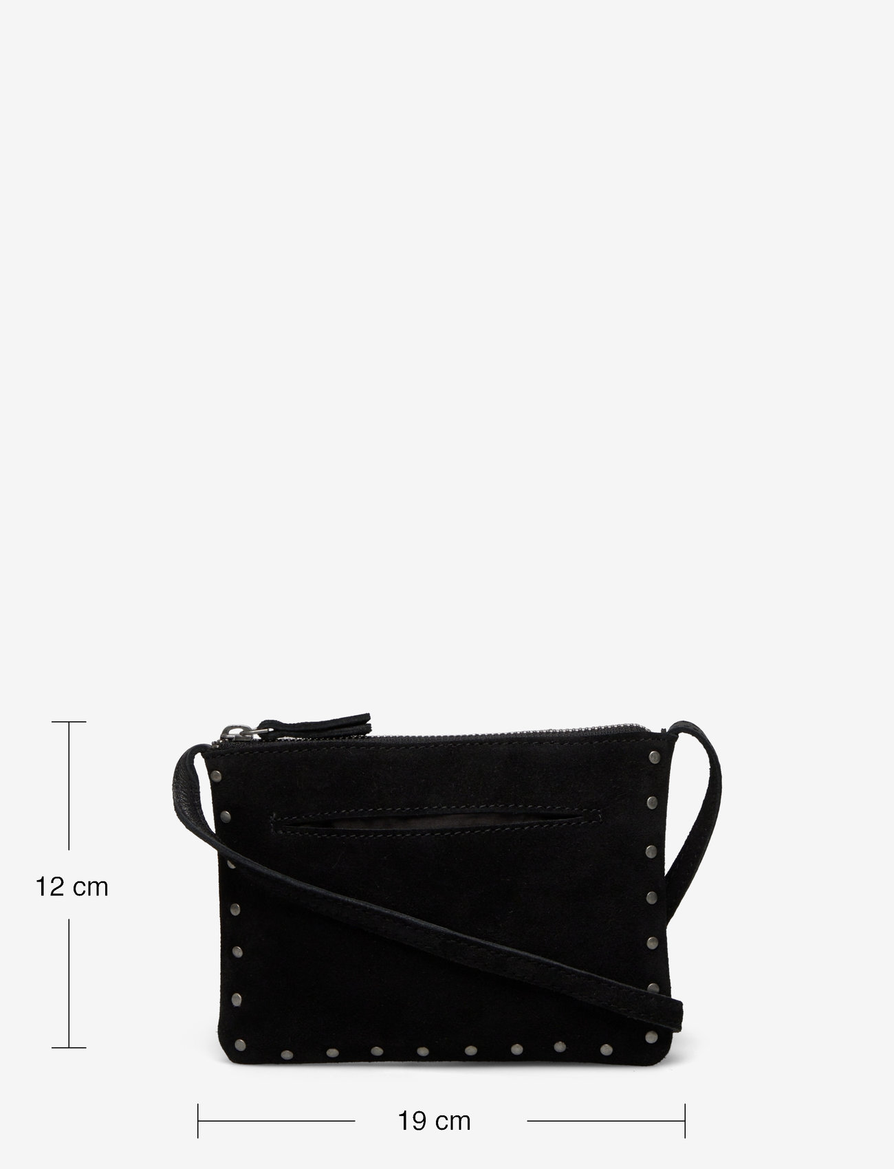Mango - Stud leather bag - black - 4