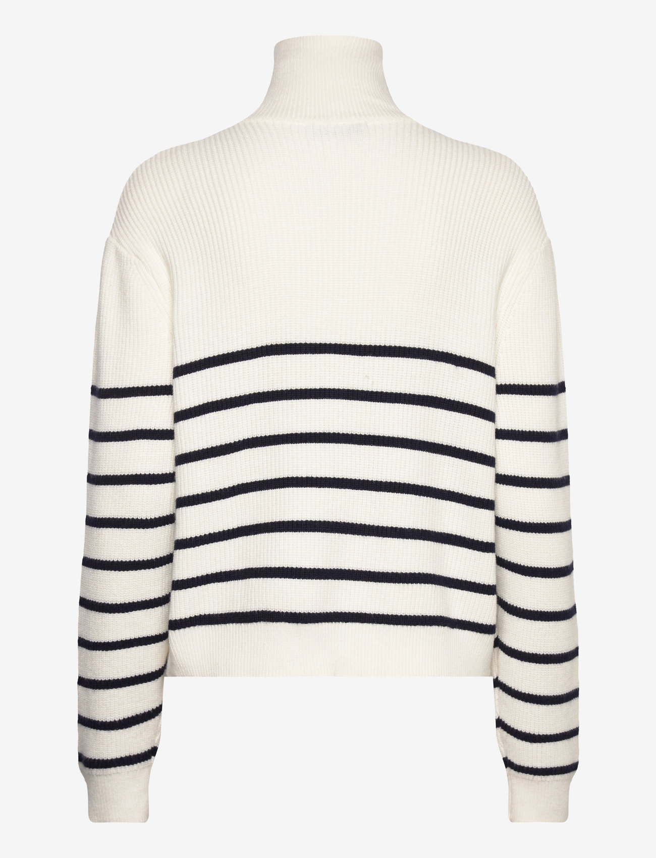 Mango - Striped sweater with zip - navy - 2
