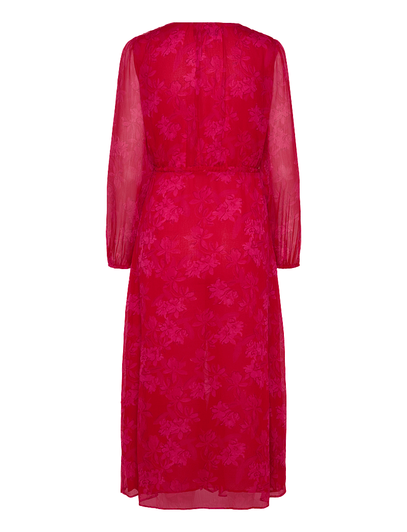 Mango - Floral-print dress with knot detail - wickelkleider - bright red - 2