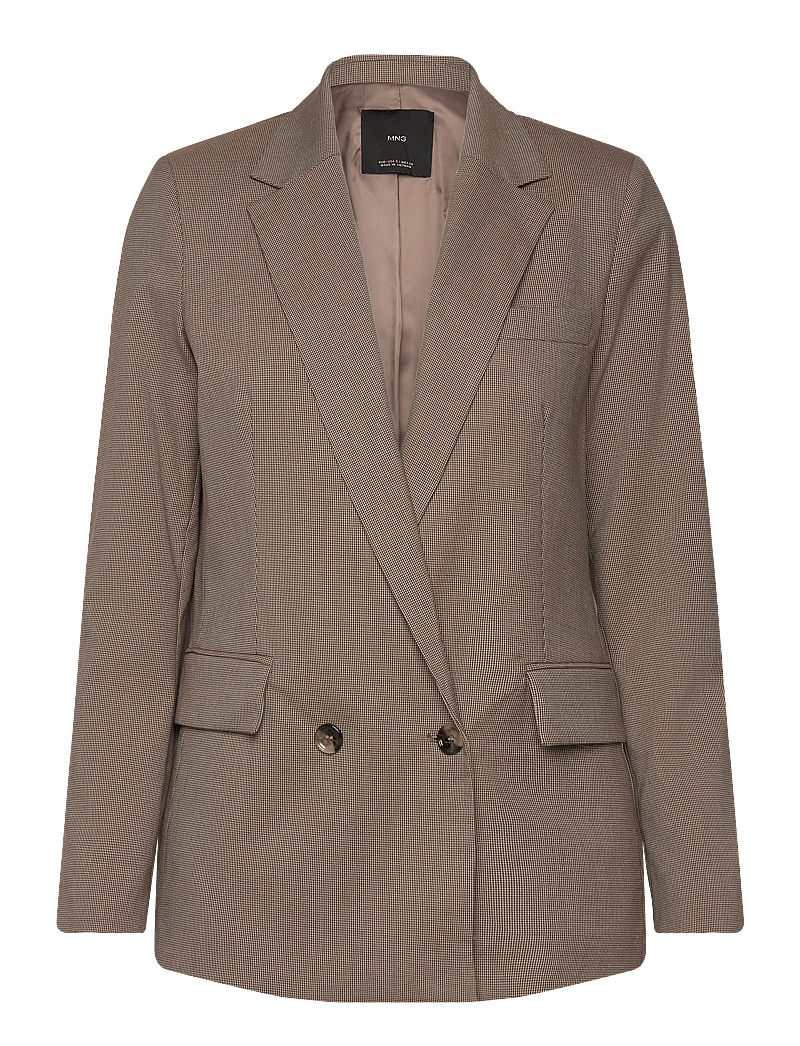 Mango - Front button closure - dubbelknäppta kavajer - dark brown - 1