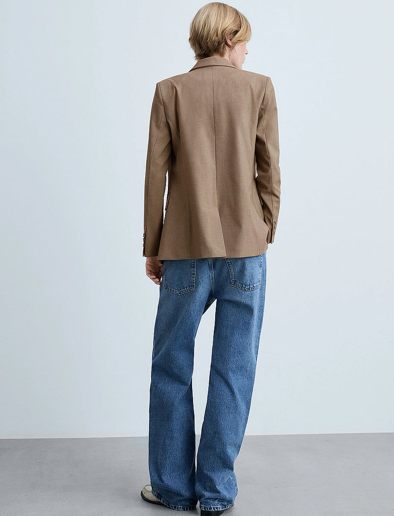 Mango - Front button closure - dubbelknäppta kavajer - dark brown - 3