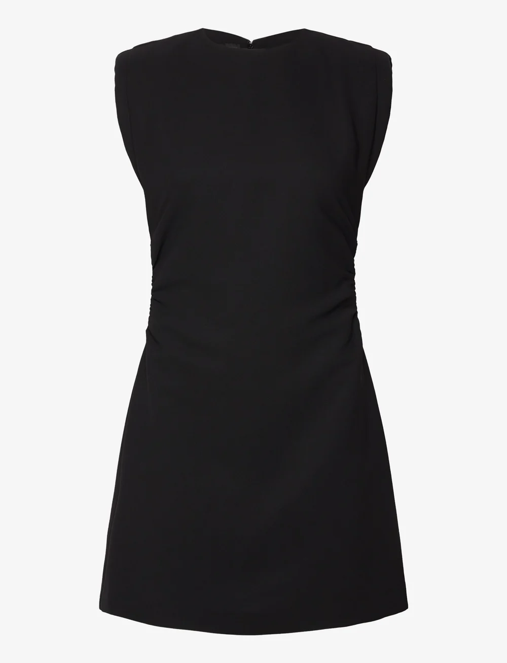 Mango - Short dress with draped detail - cocktailklänningar - black - 1