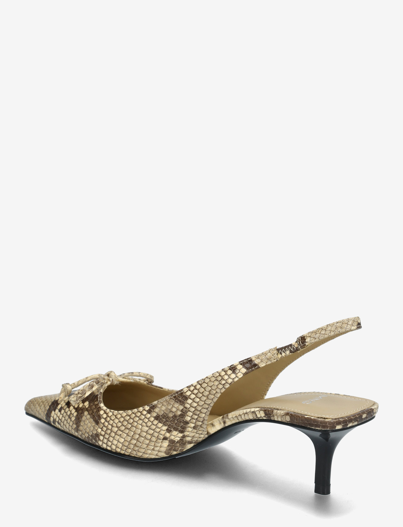 Mango - Kitten shoes with bow detail - slingbacks med hæle - light beige - 2