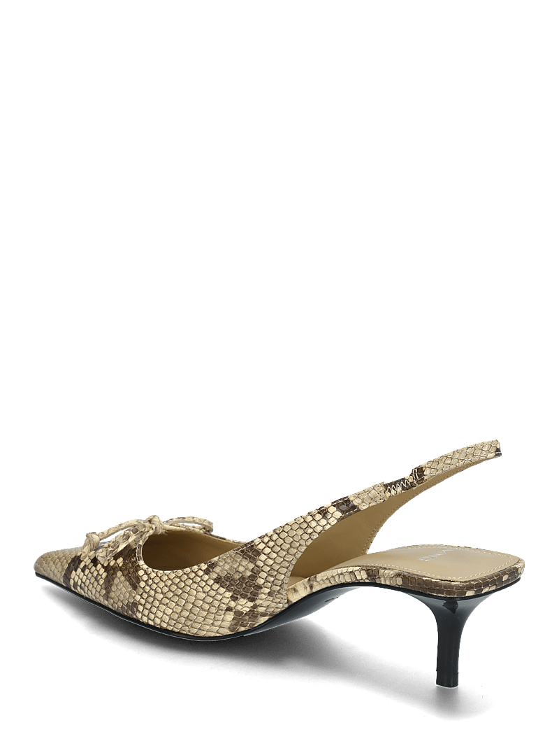 Mango - Kitten shoes with bow detail - slingbacks med hæle - light beige - 2