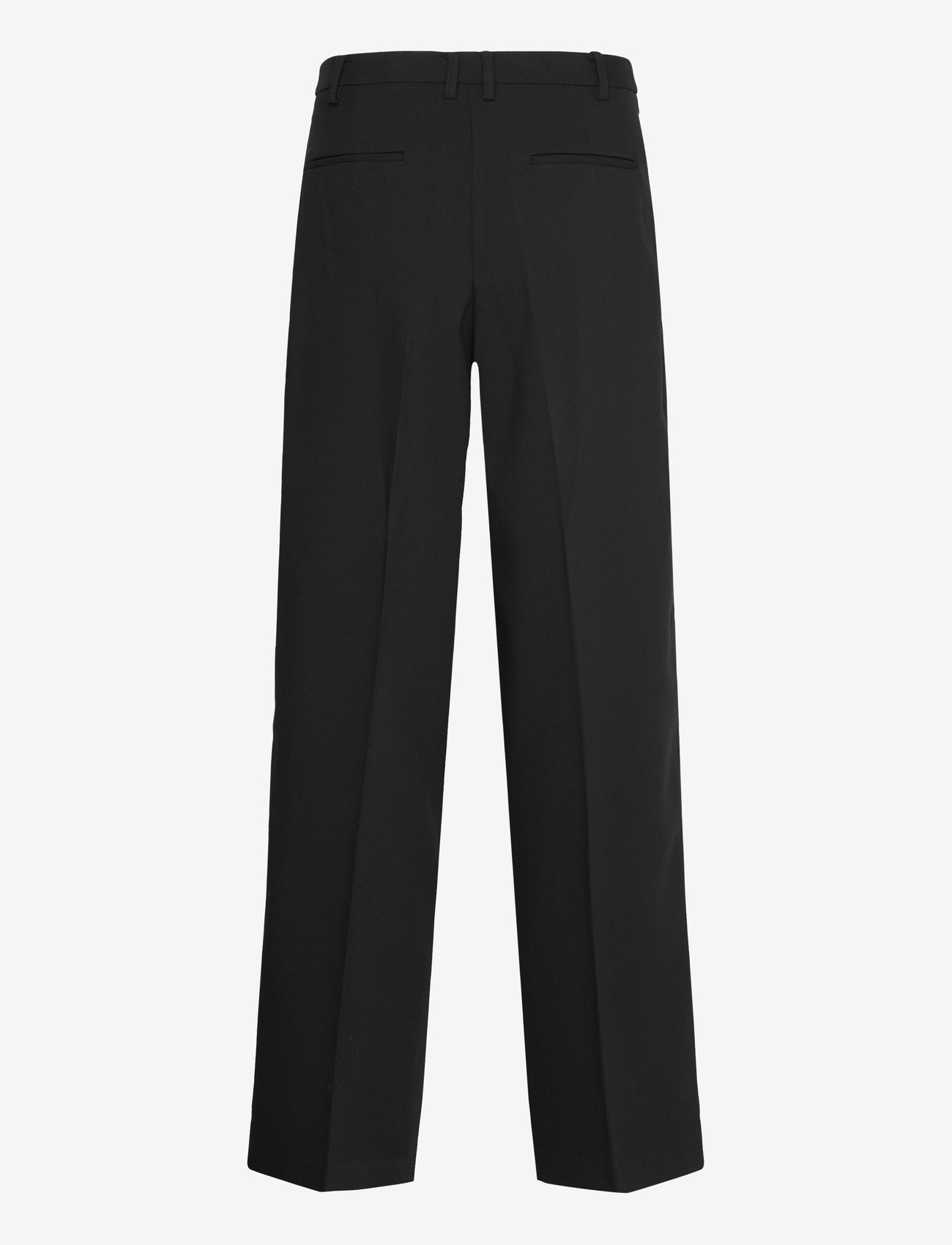 Mango - Straight-fit pleated trousers - black - 1